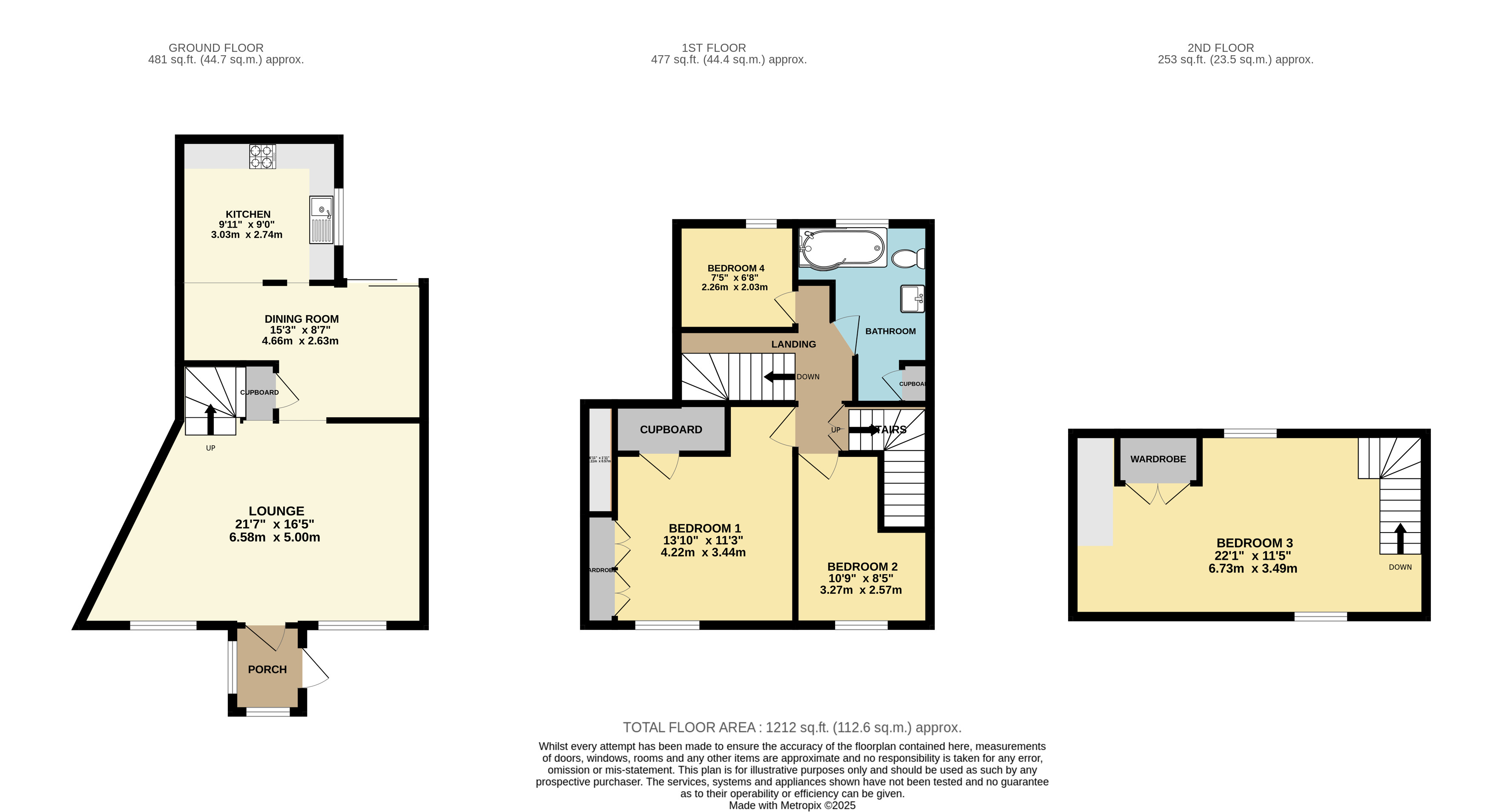 8, Pitt Hill, Bideford floorplan