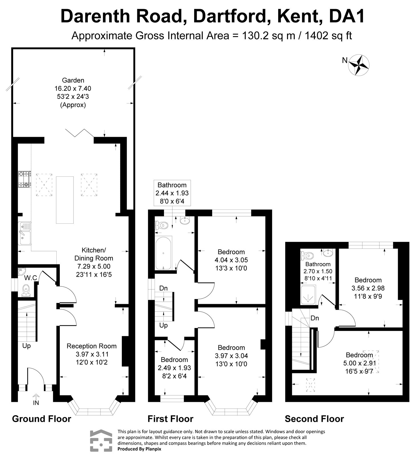 125, Darenth Road, Kent floorplan