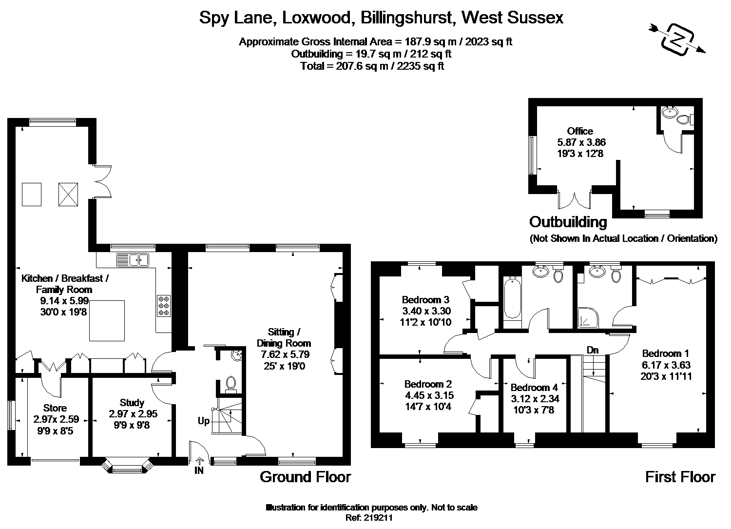 4 Bedrooms Detached house for sale in Spy Lane, Loxwood, Billingshurst, West Sussex RH14