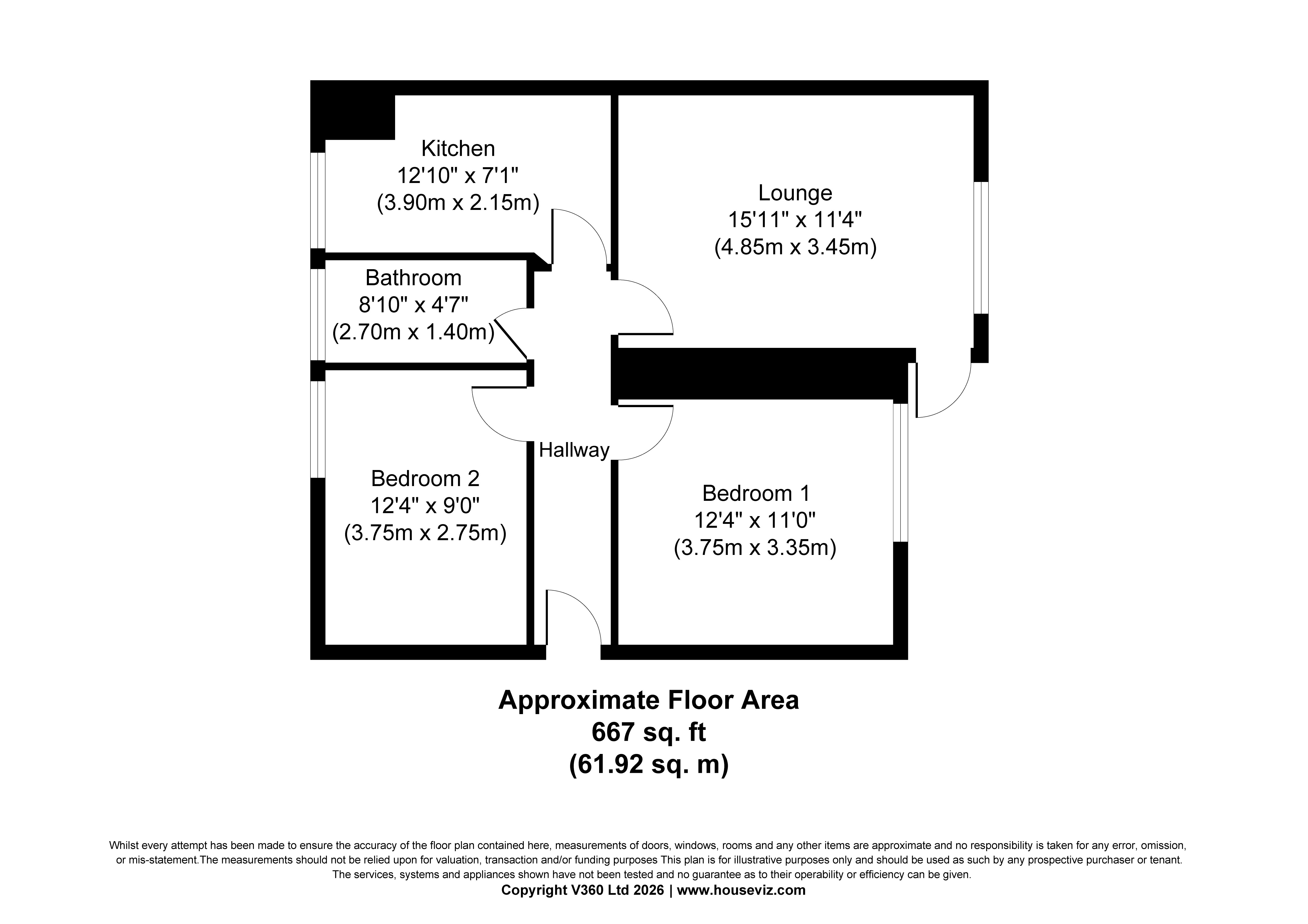 Myrtle Park, Glasgow floorplan
