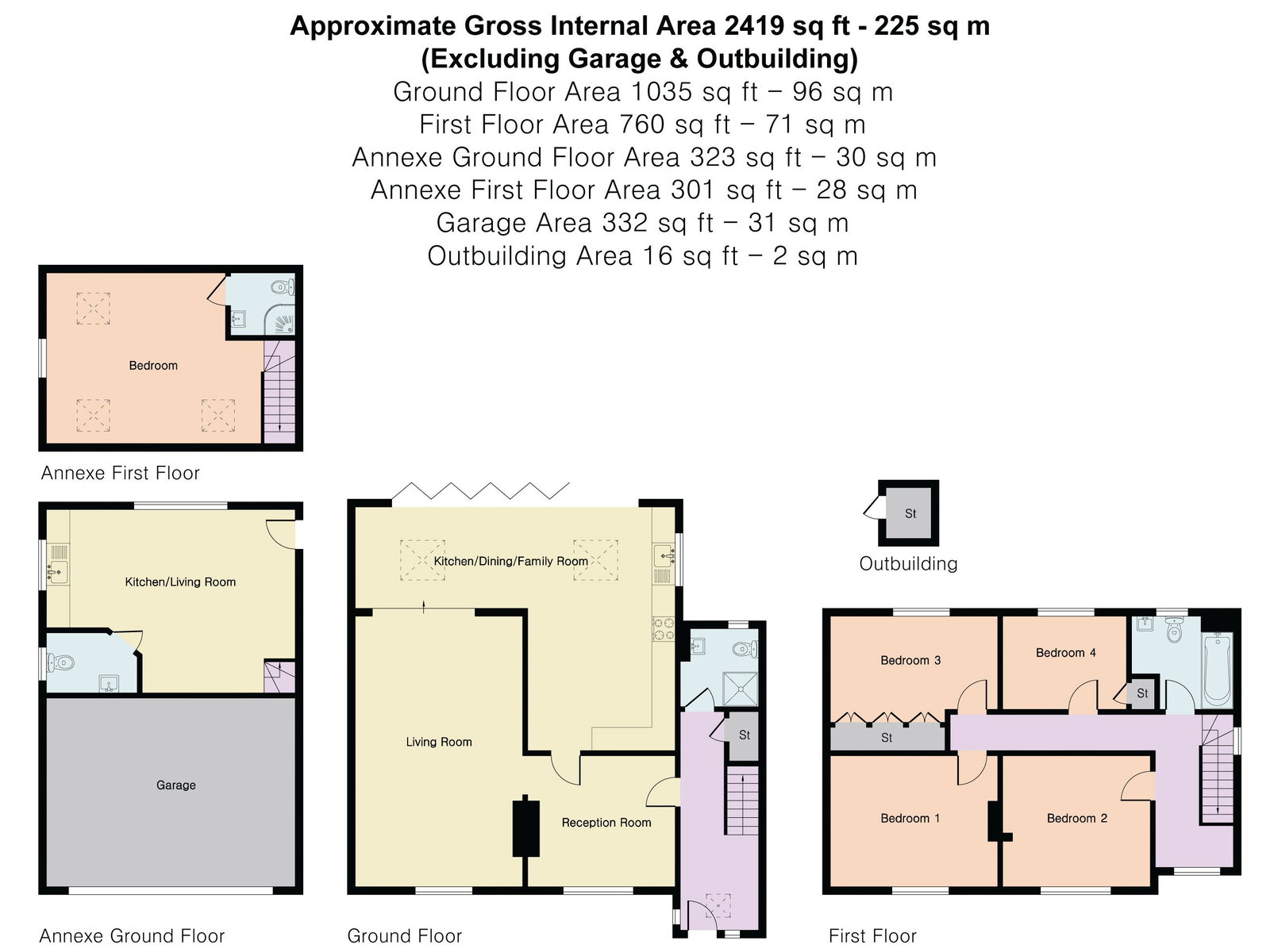 1, Downe Hall Cottage, Roydon floorplan