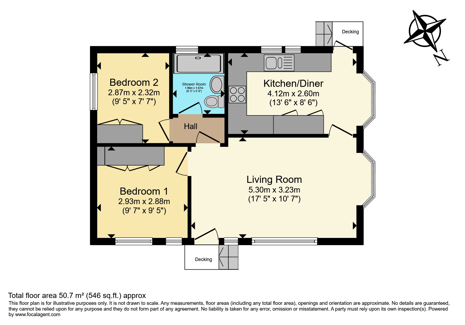 39 The Oaks, Horsham Road, Dorking floorplan