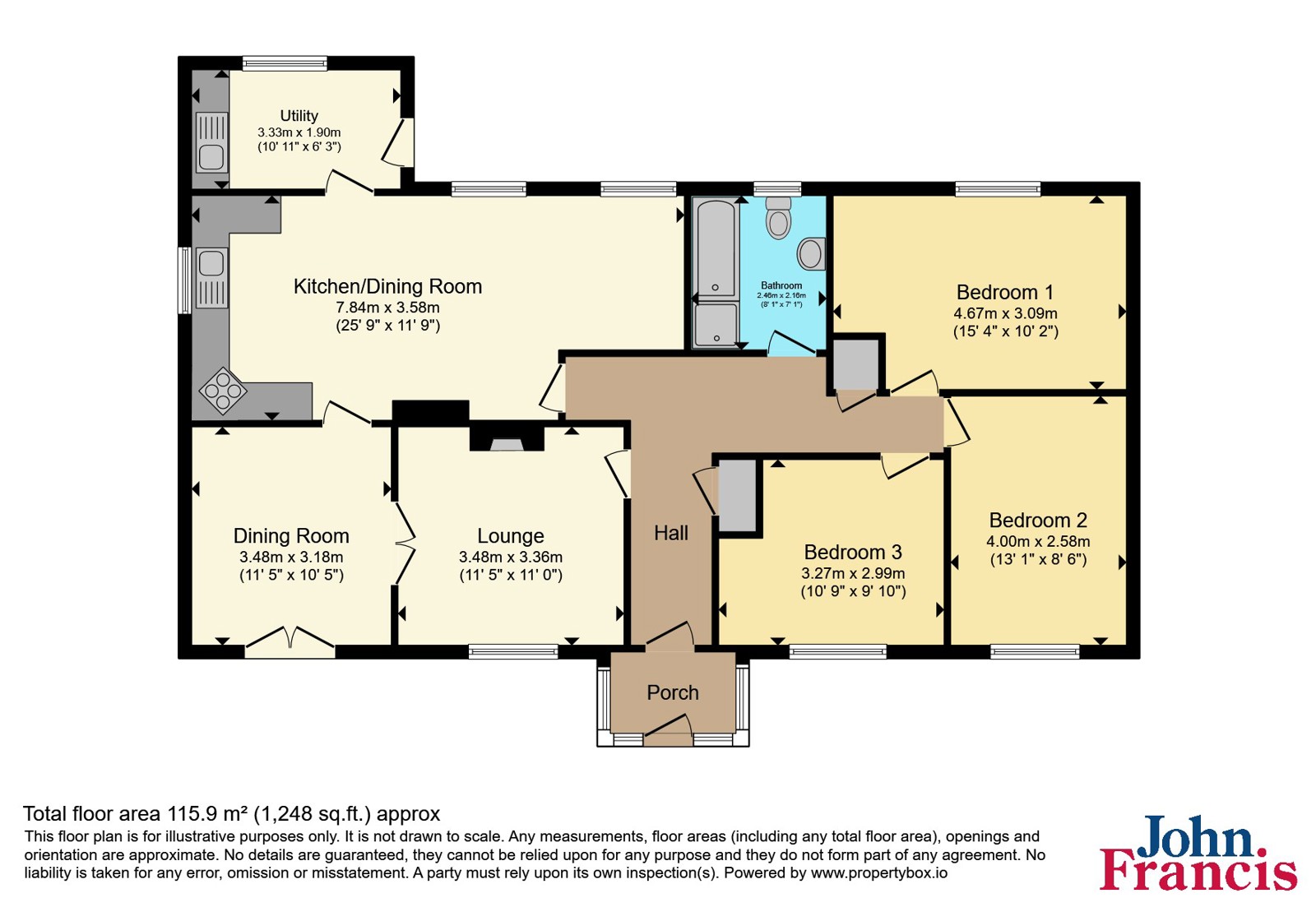 Little Orchard,, Milton, Pembrokeshire floorplan