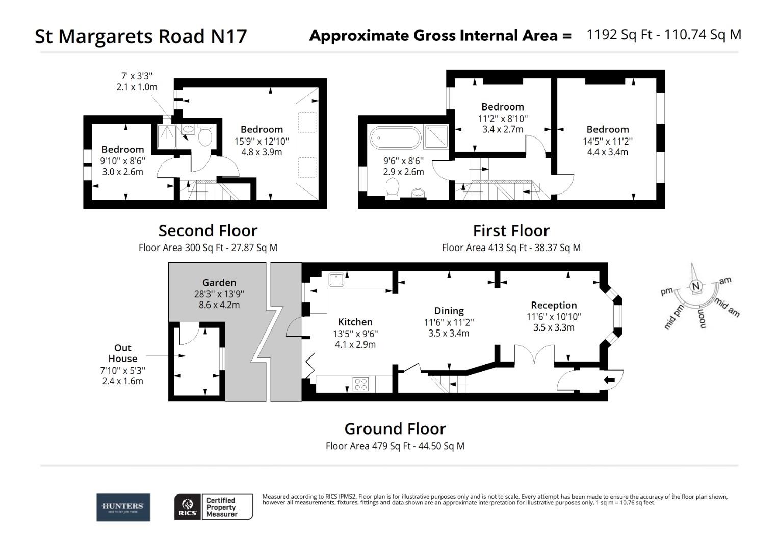20, St. Margarets Road, London floorplan