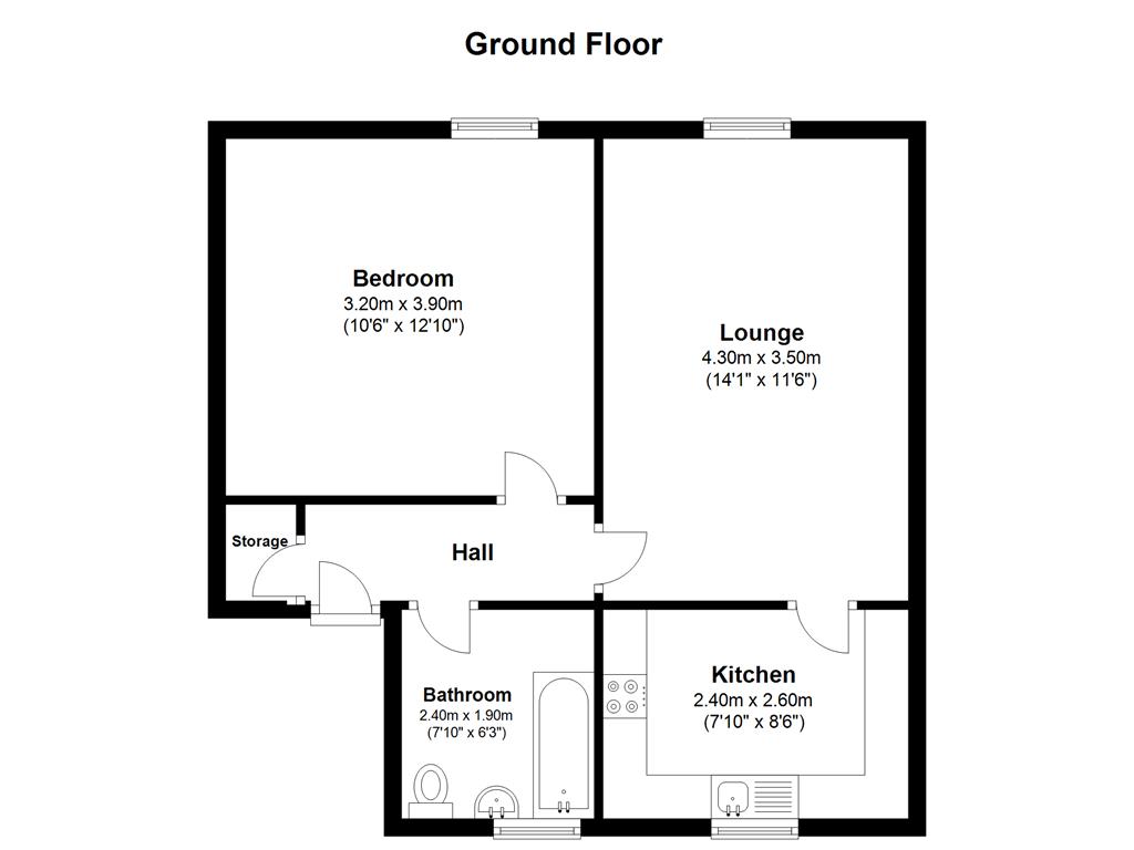 1 Bedrooms Flat to rent in Eldeland, Laindon, Basildon SS15