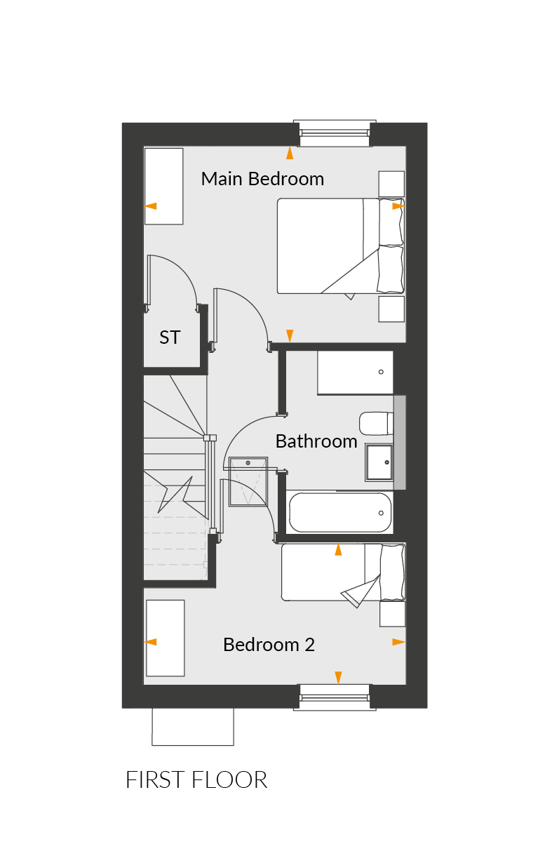 Plot 44, The Bramford,, Mead Fields, Banwell floorplan