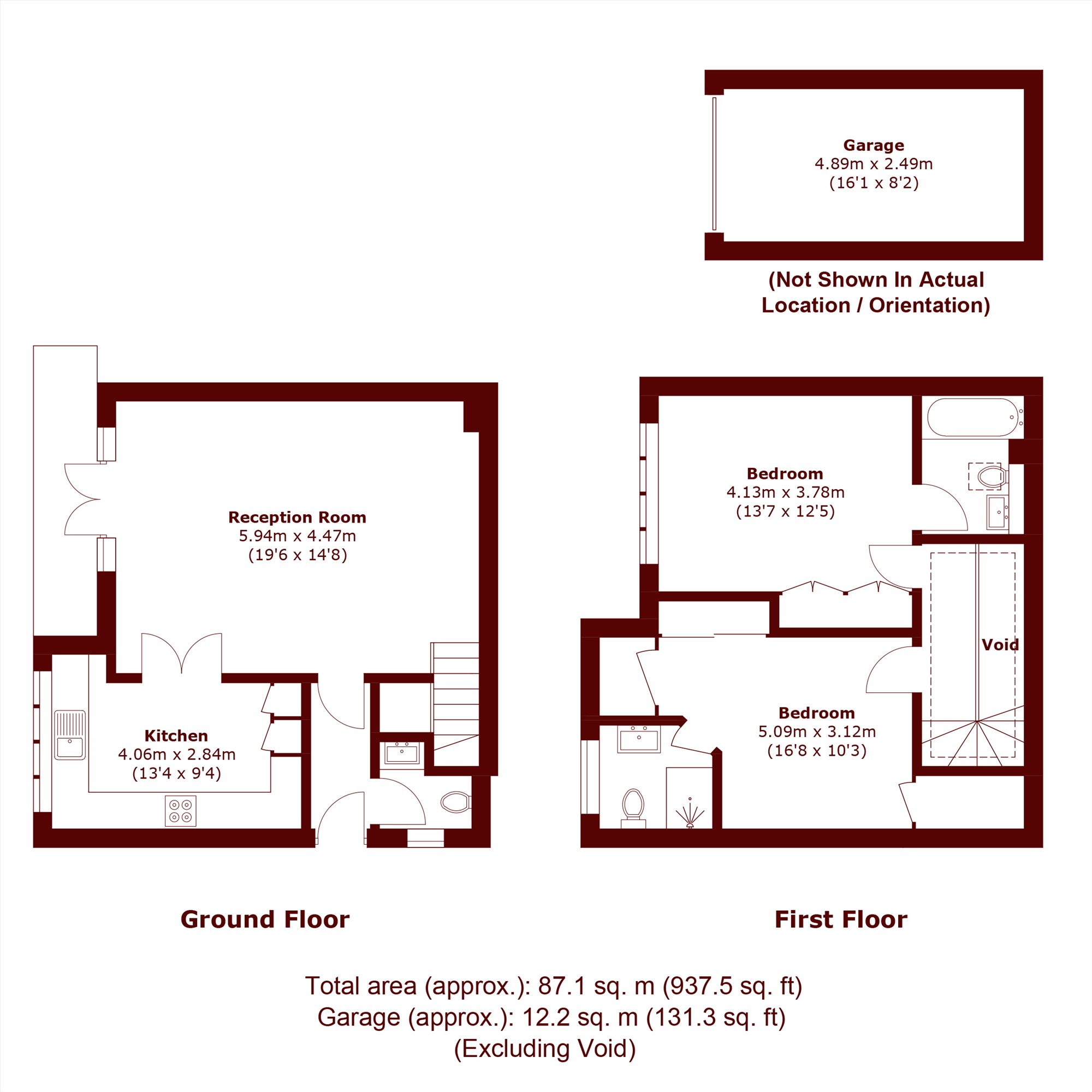 5, Clare Mews, London floorplan