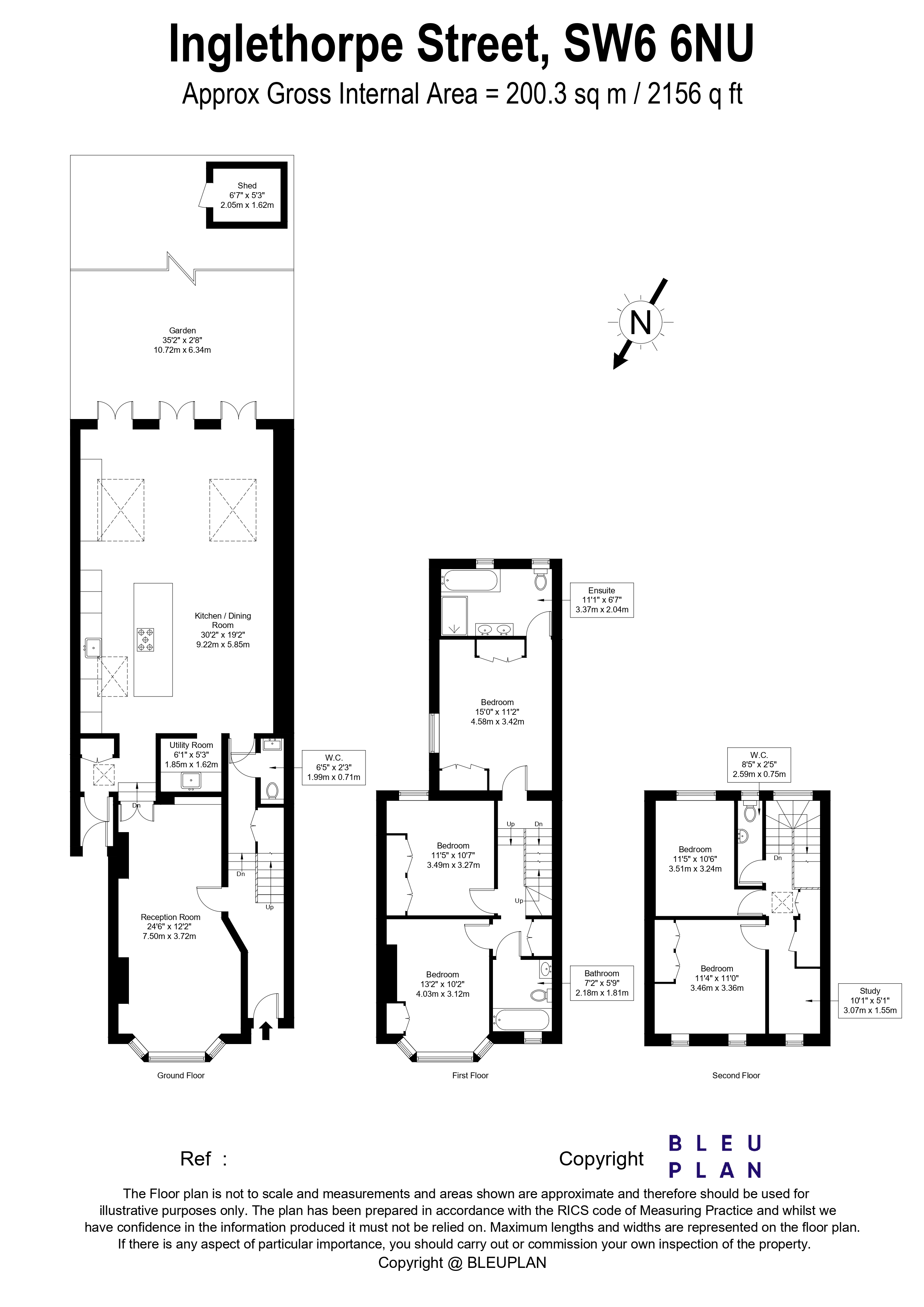 85, Inglethorpe Street, London floorplan