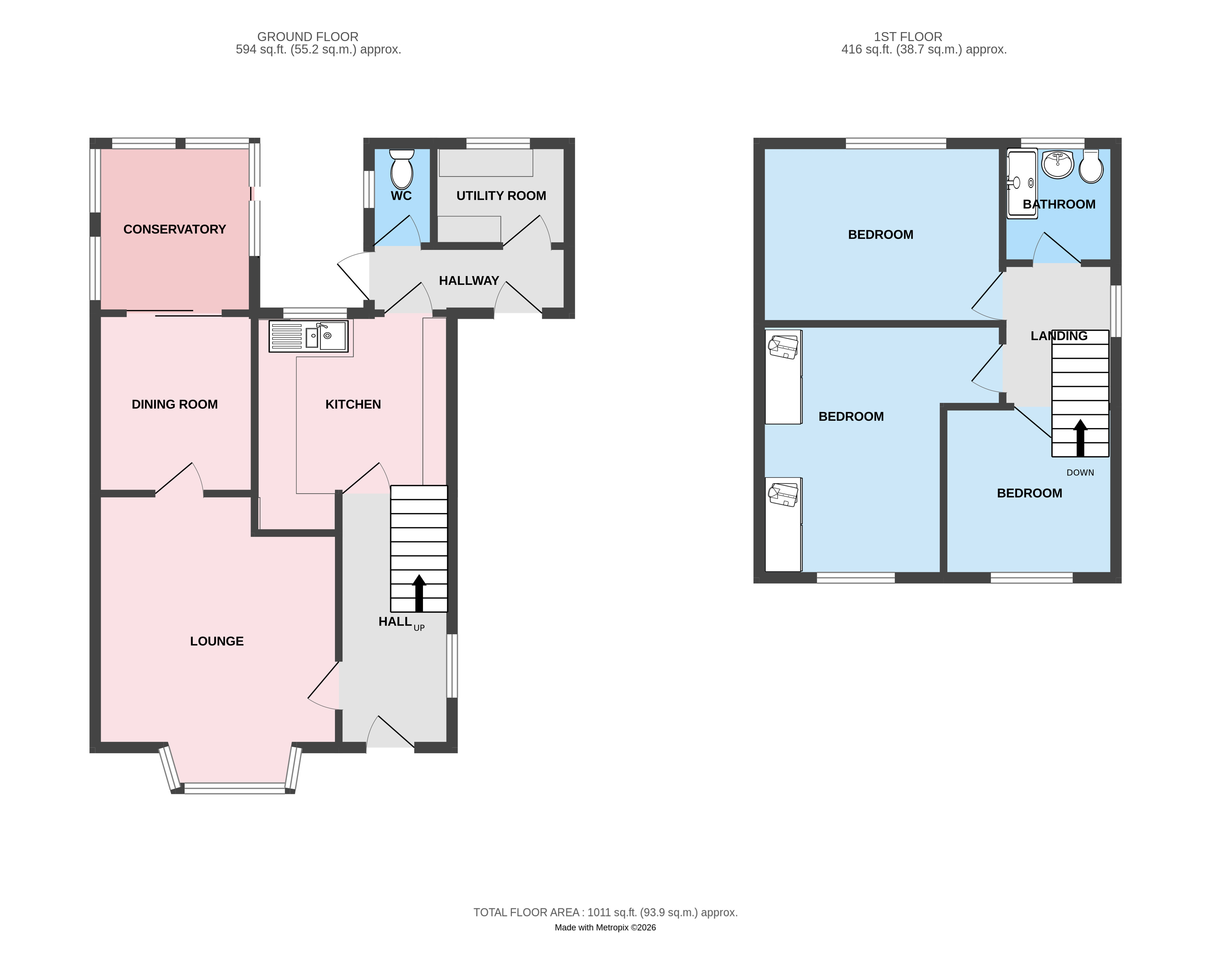 17, Church Close, Stafford floorplan