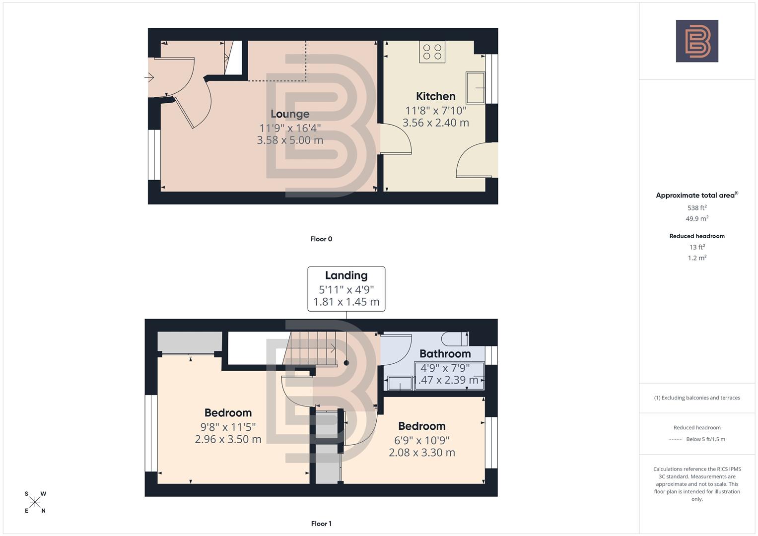 29, Ilmer Close, Rugby floorplan