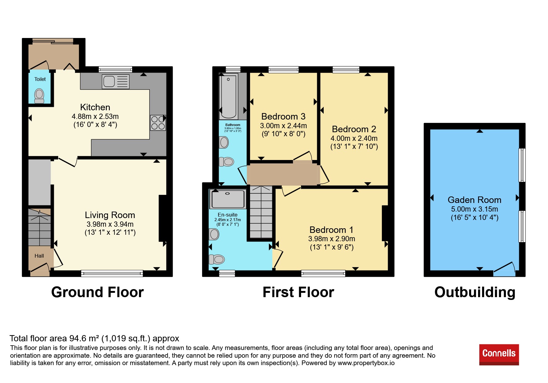 80, Bury Road, Leamington Spa floorplan
