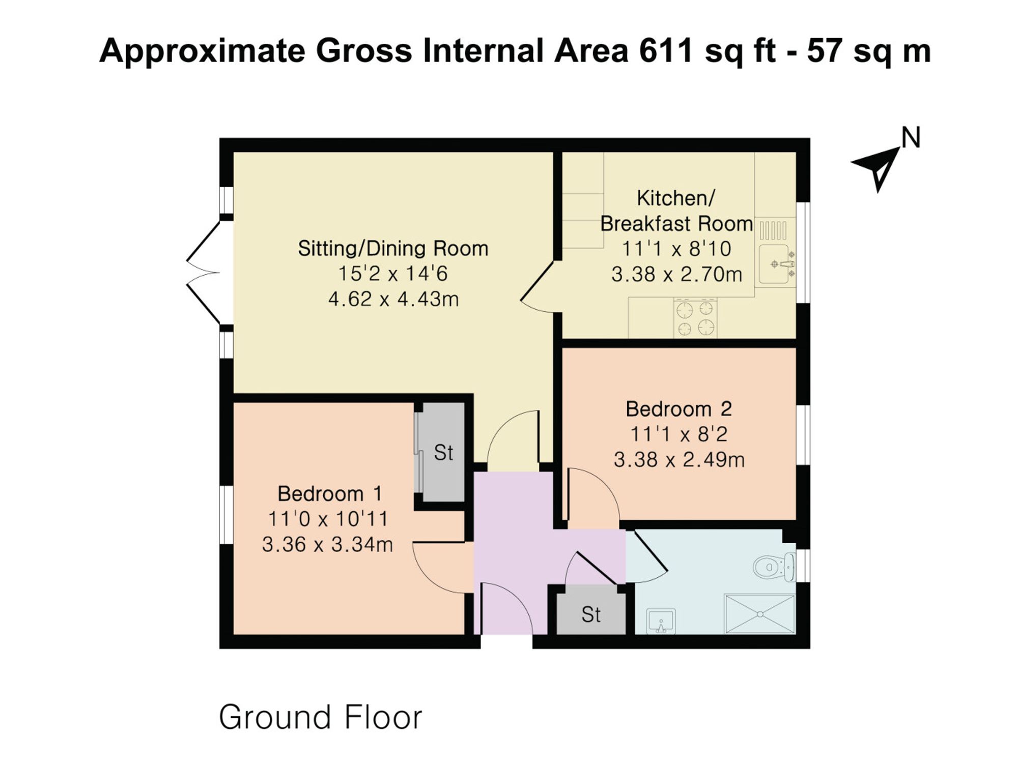 32 Orchard Walk, Watlington floorplan