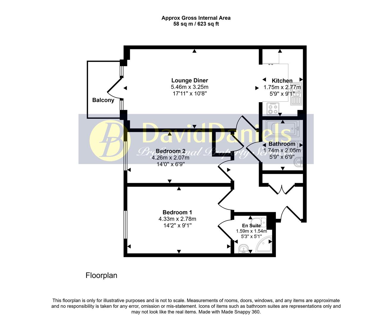 Windmill Lane, London floorplan