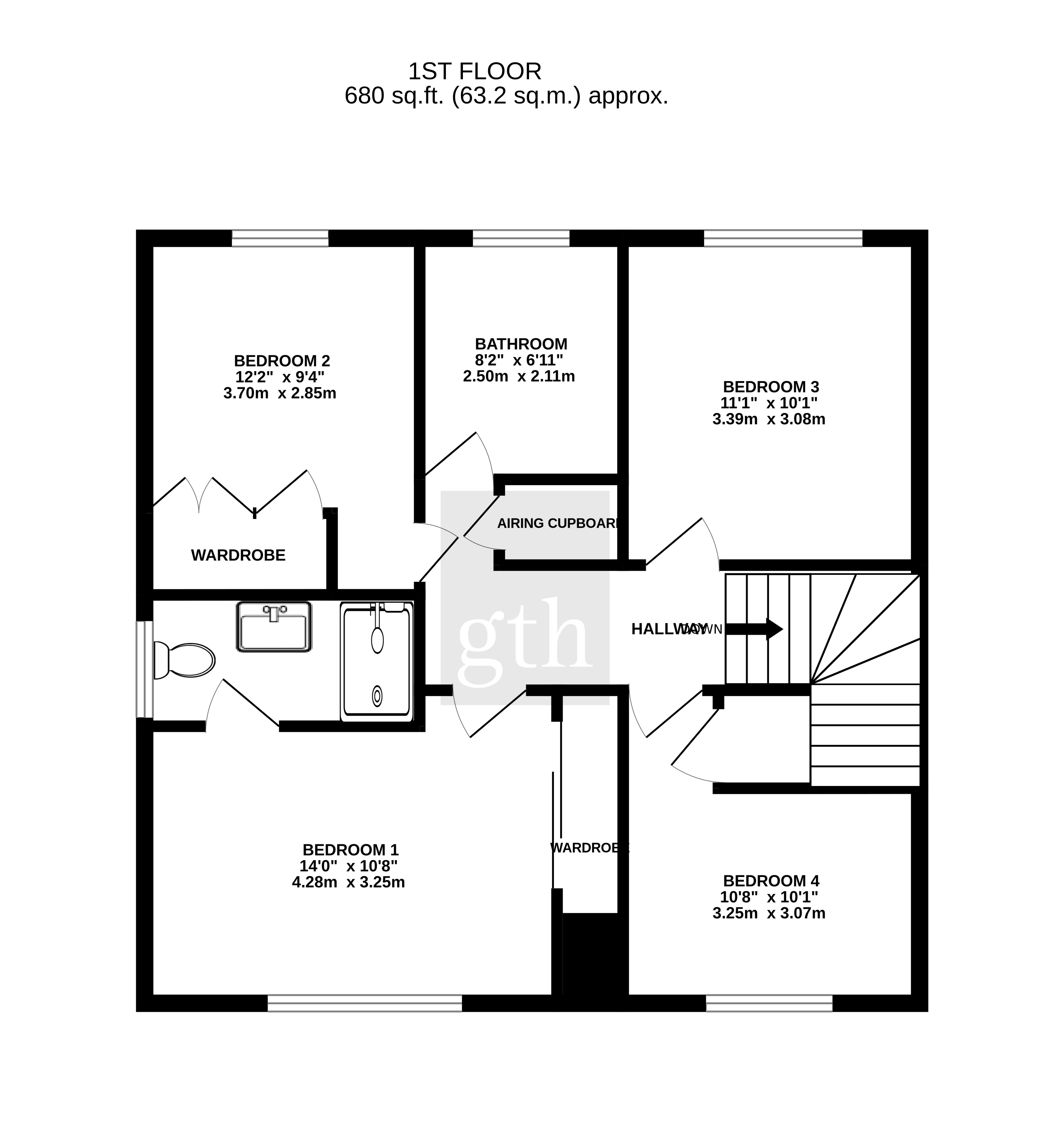 3, Rossiter Close, Taunton floorplan
