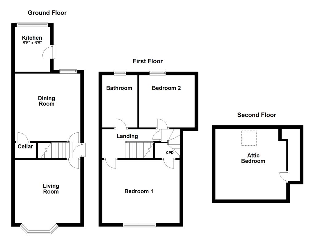 451, Main Road, Sheffield floorplan