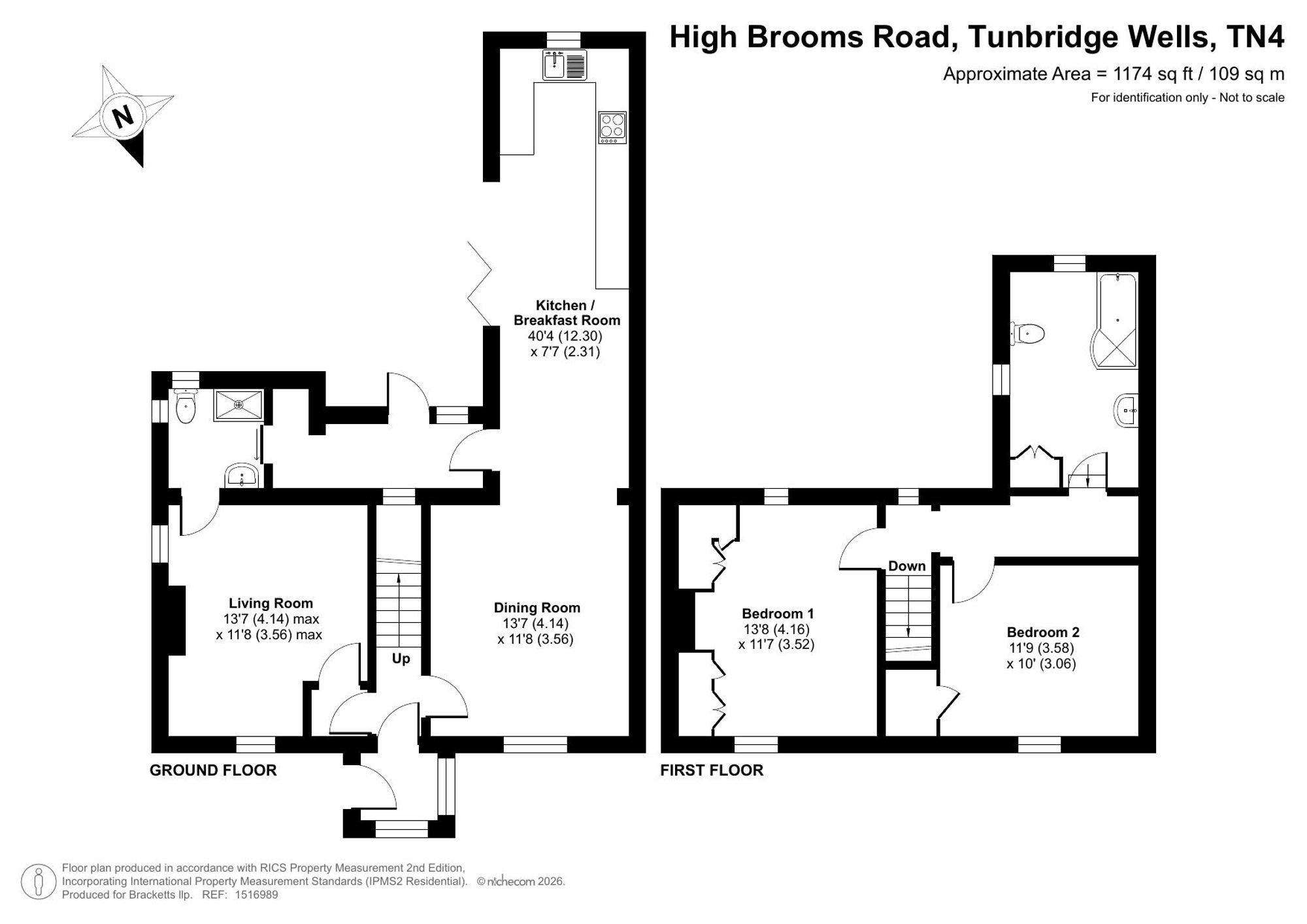 21 High Brooms Road, Tunbridge Wells floorplan