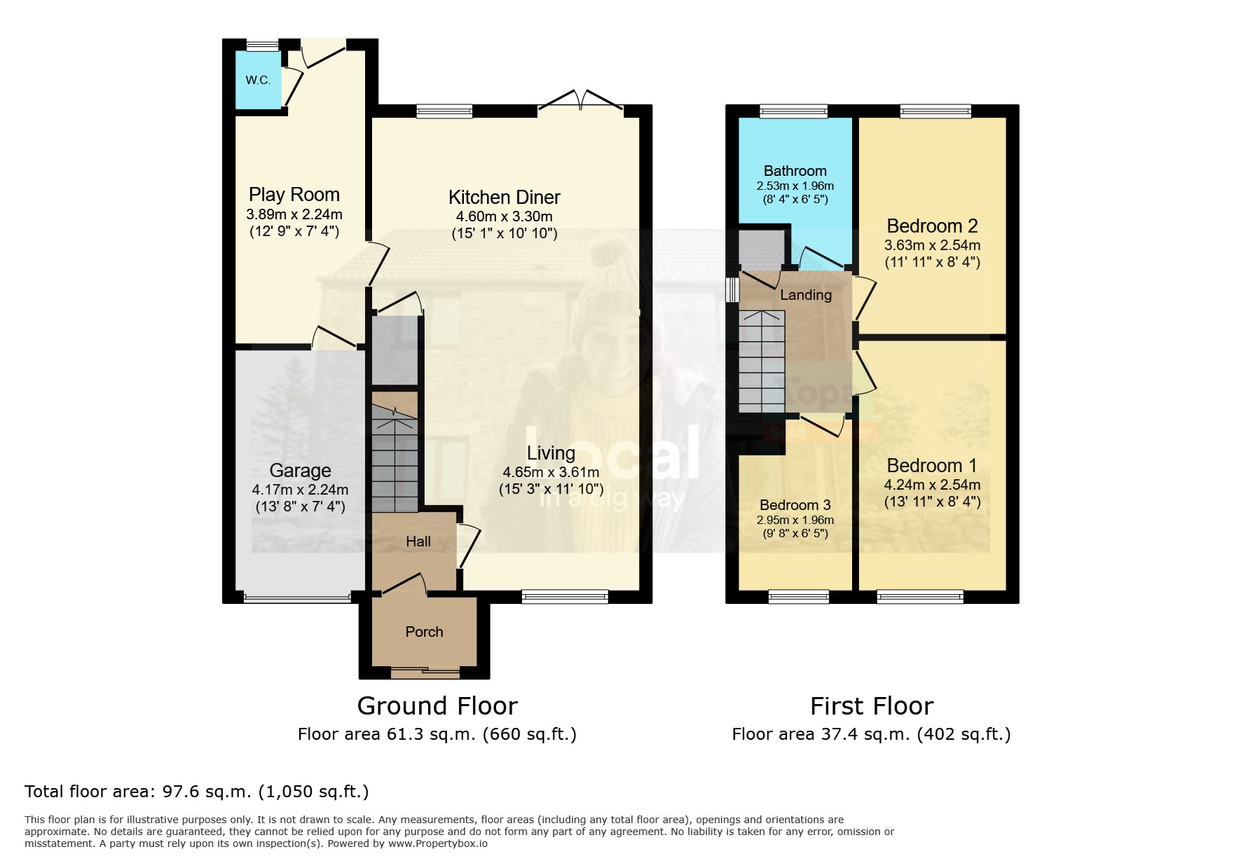 6, Margaret Vale, Ocker Hill, Tipton floorplan