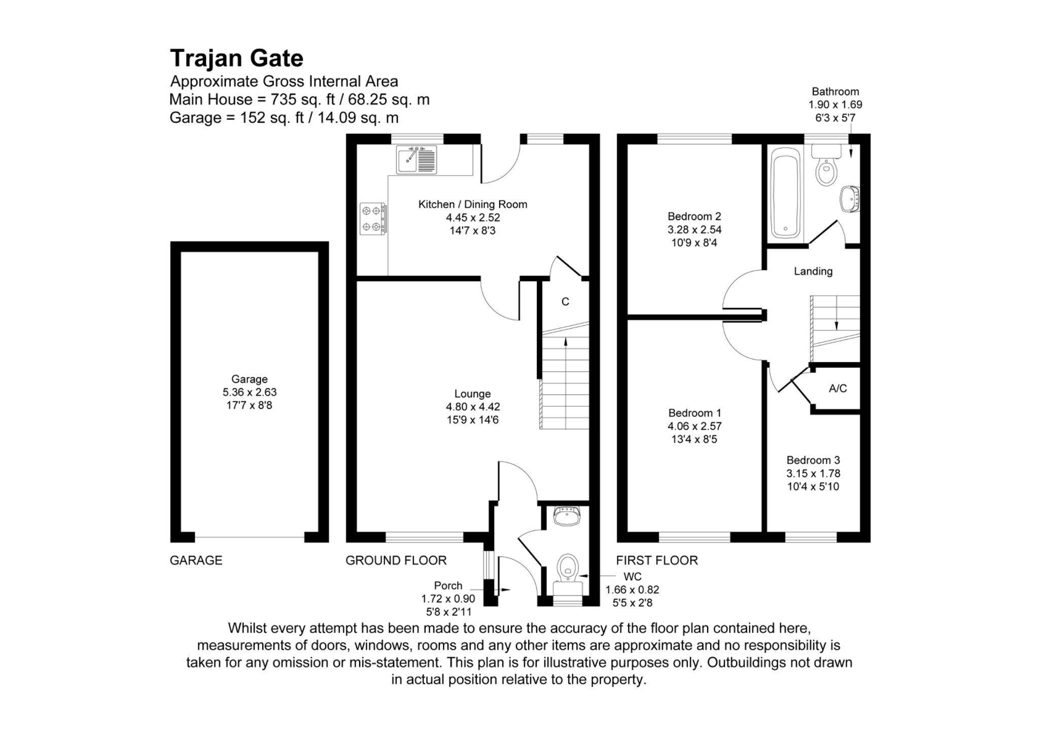 61 Trajan Gate, Stevenage, Hertfordshire floorplan