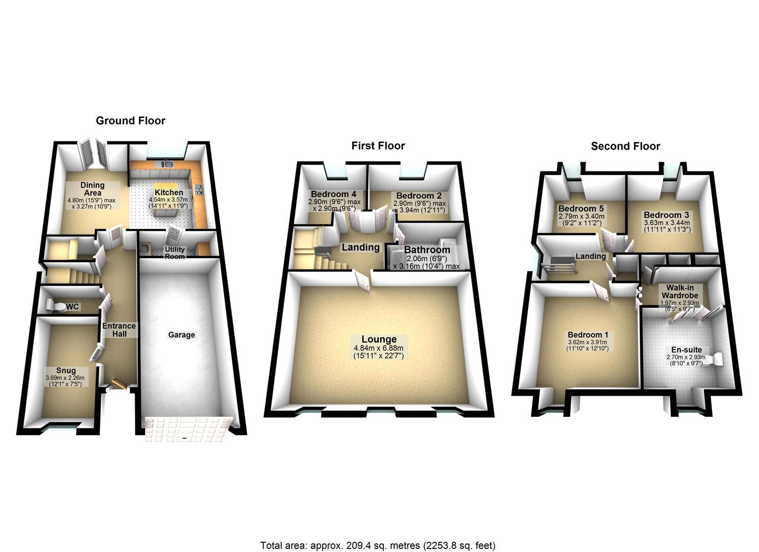 6, Annat Place, Leeds floorplan