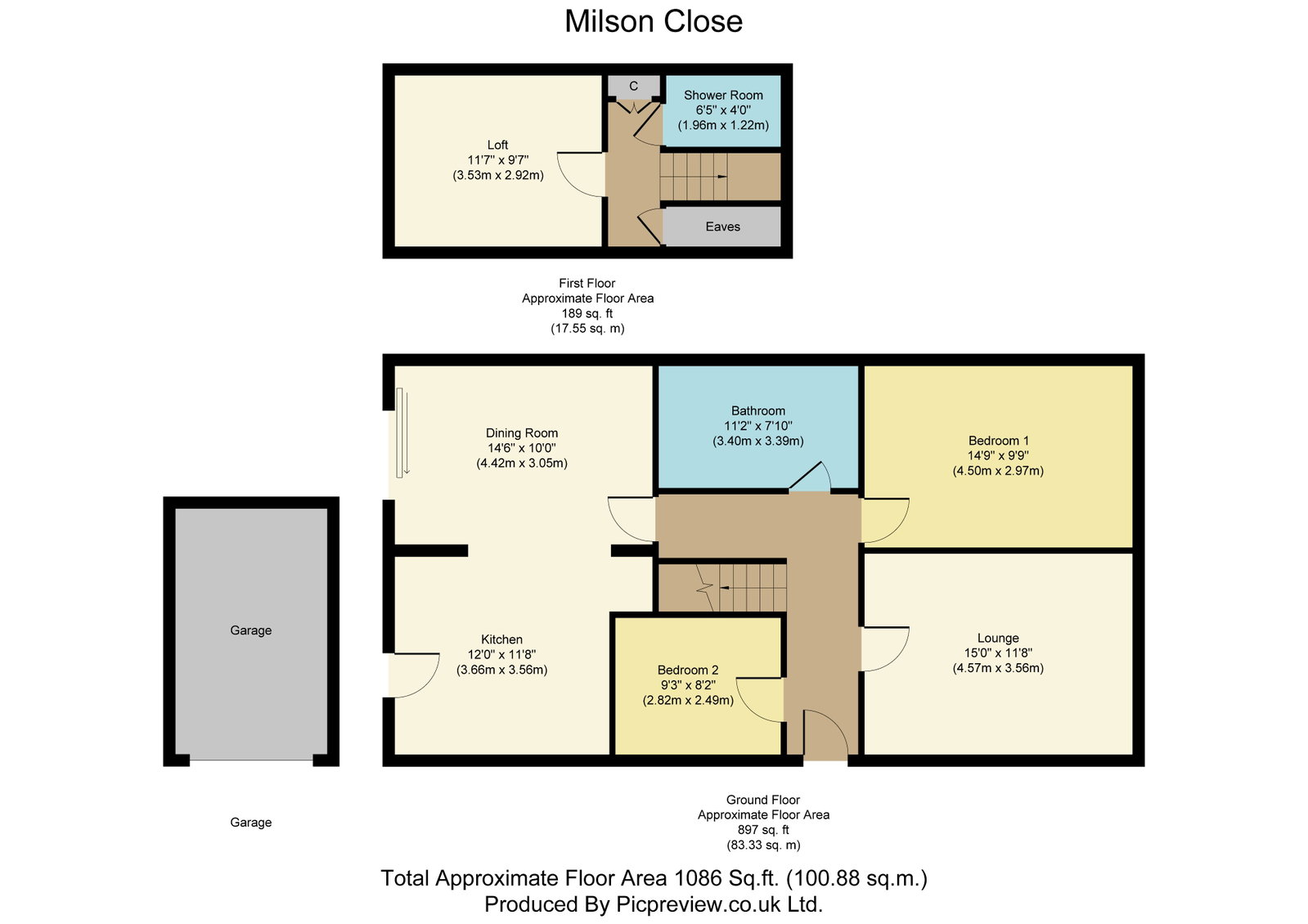 2, Milson Close, Barton-upon-humber floorplan
