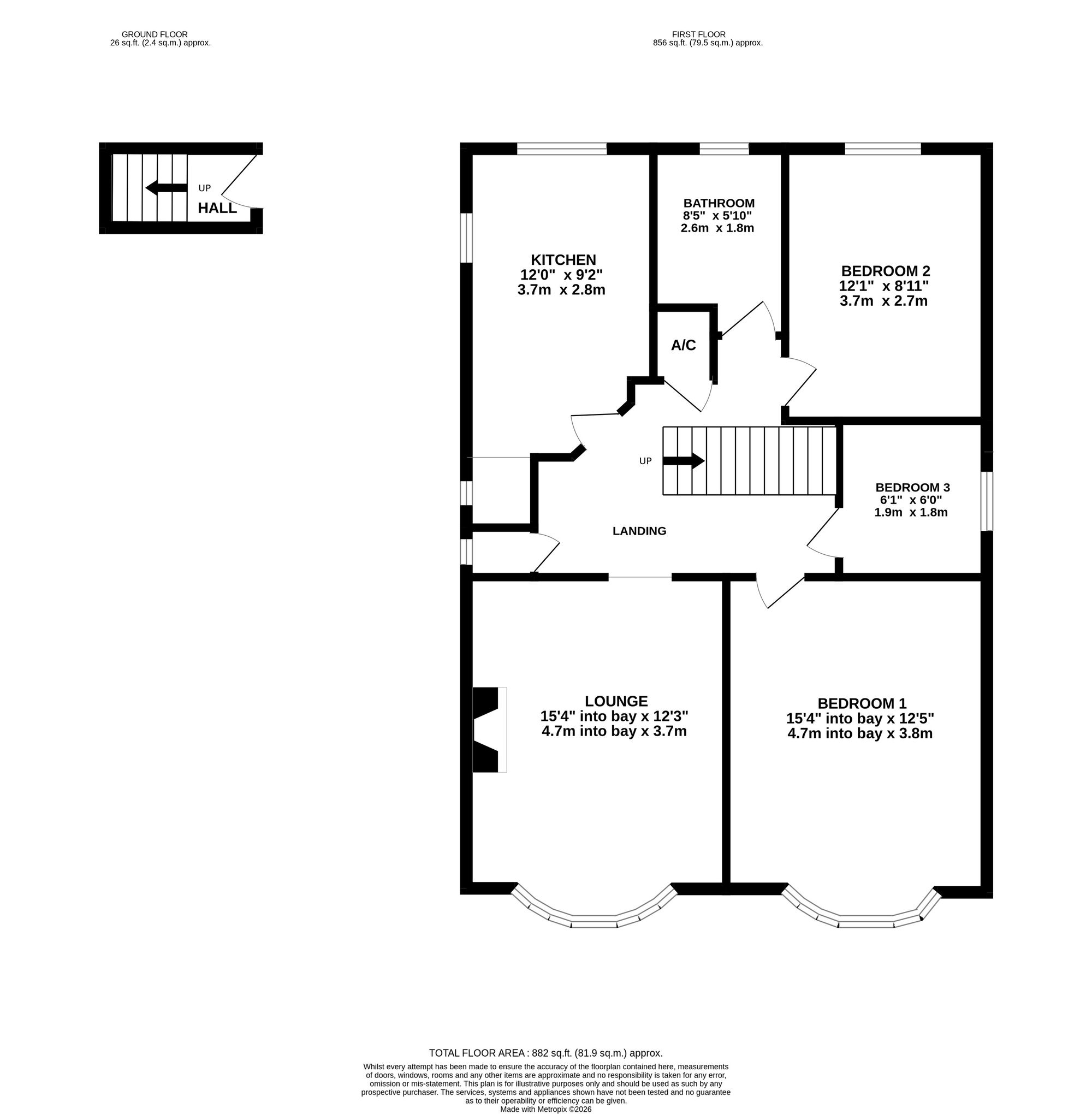 111a Corhampton Road, Bournemouth floorplan