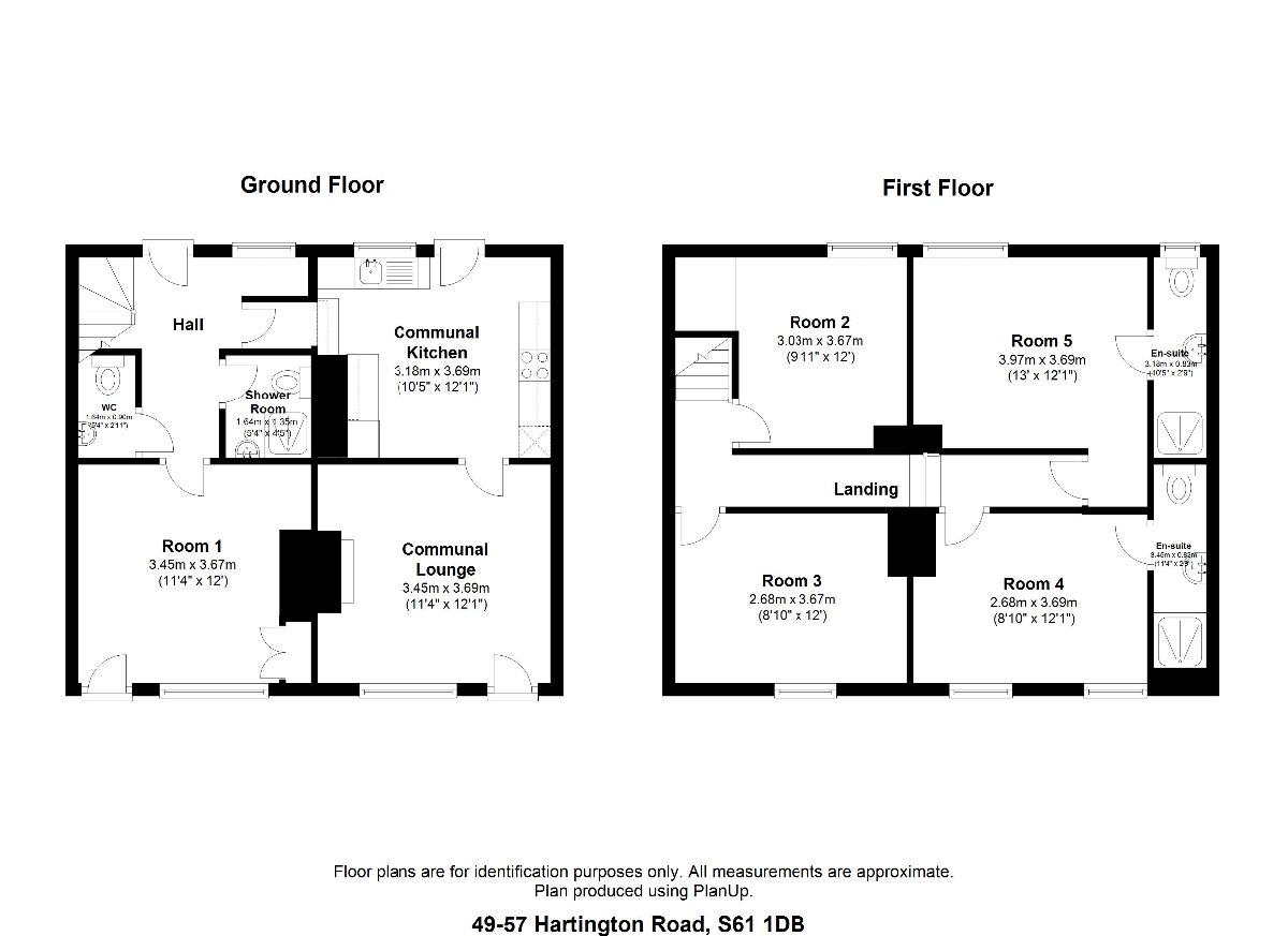 1 Bedrooms Studio to rent in Hartington Road, Rotherham S61