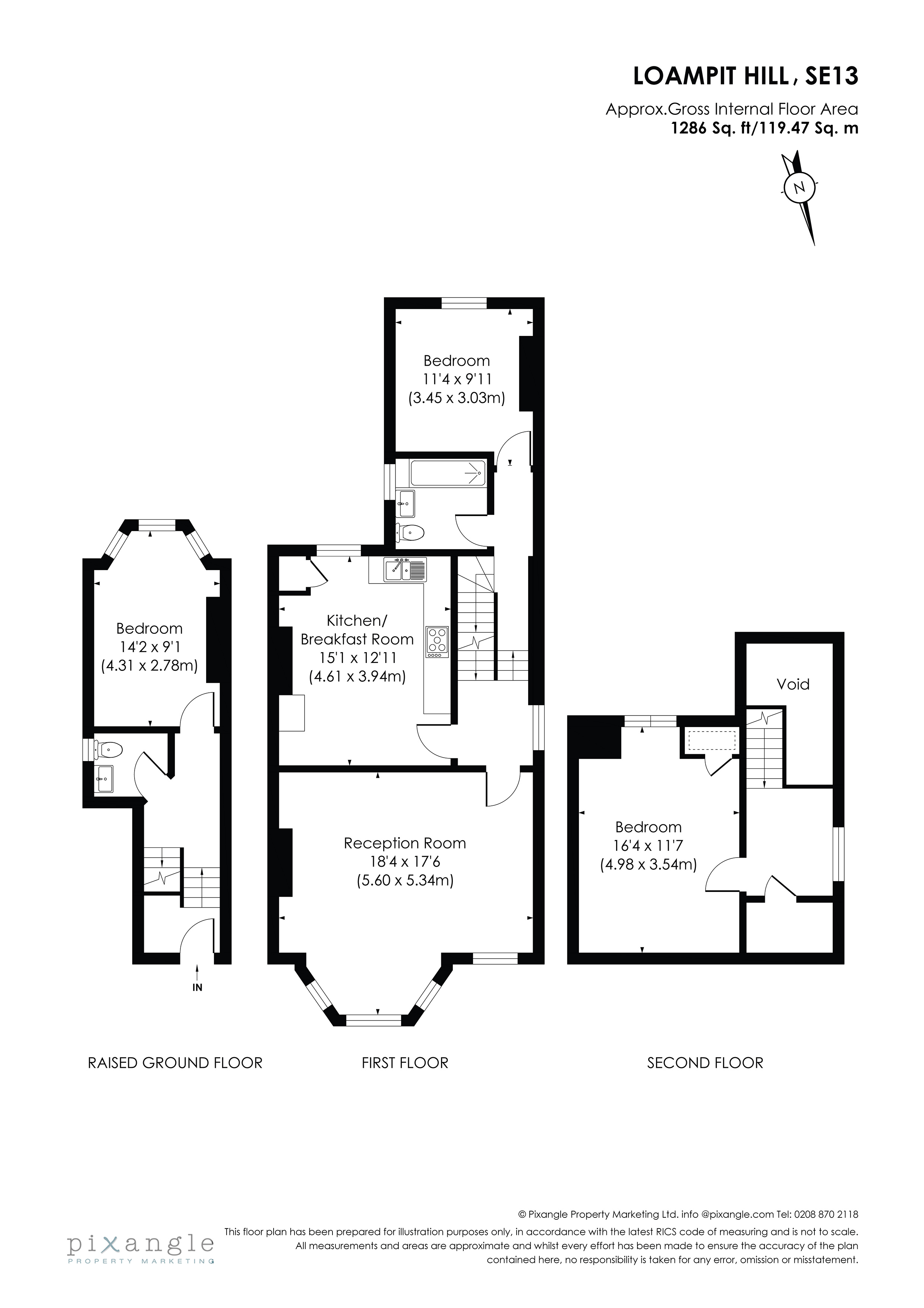 3 Bedrooms Flat for sale in Loampit Hill, London SE13