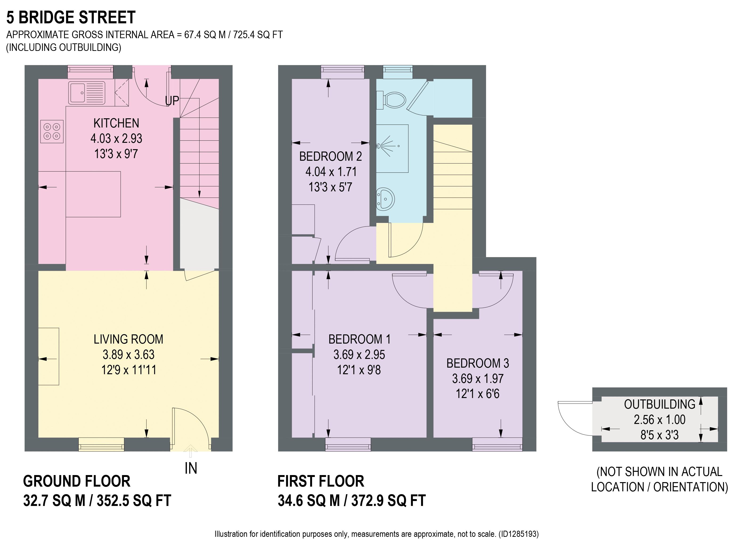 5, Bridge Street, Chesterfield floorplan