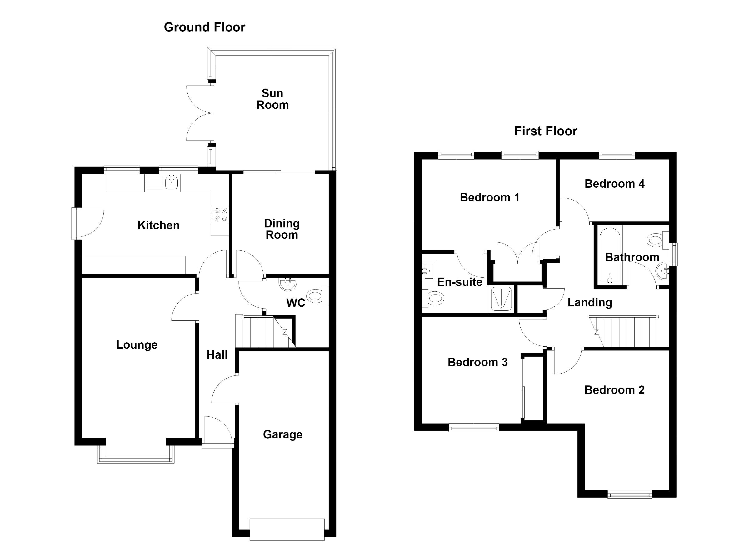 11 Hadrian Road, Morecambe floorplan