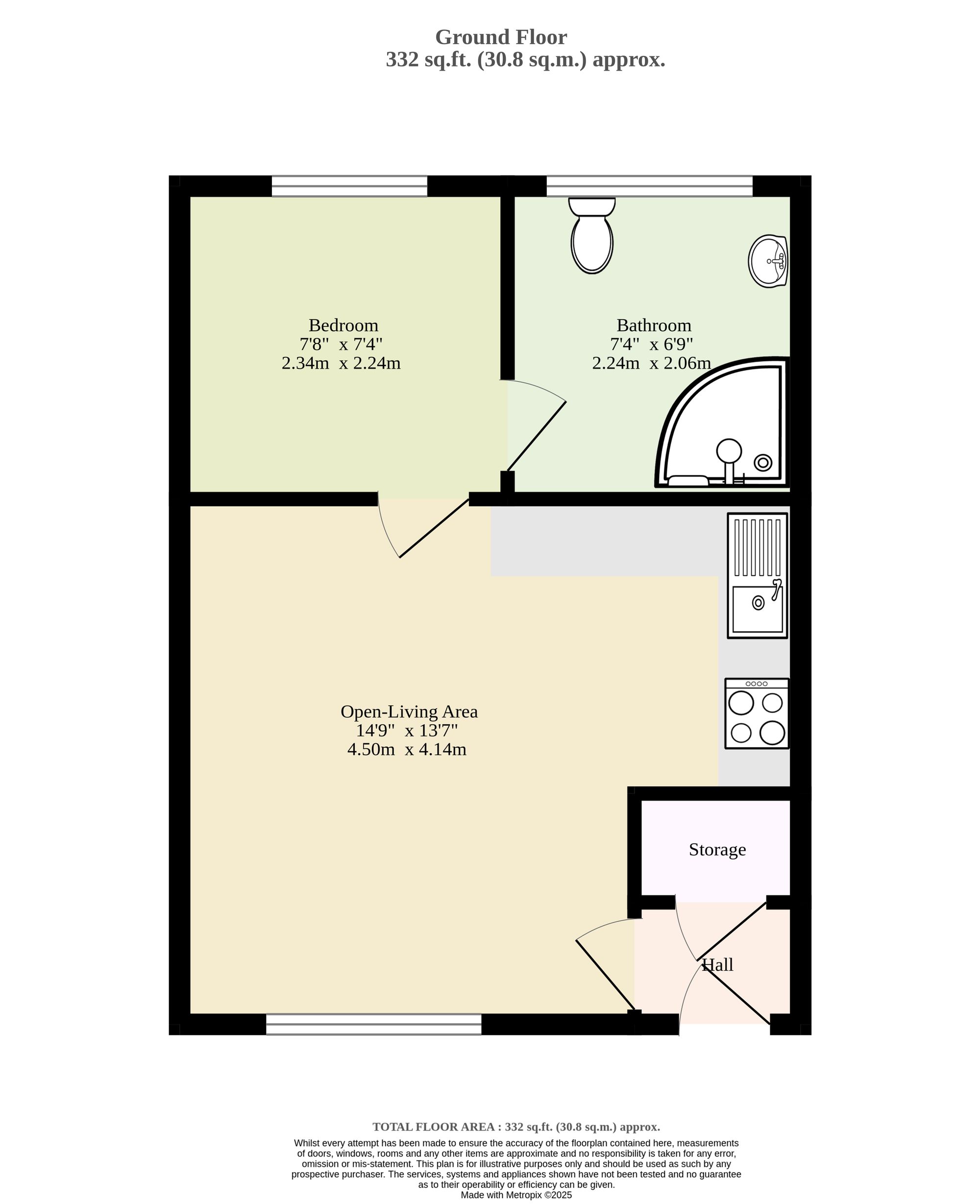 3 Plough Yard, St. Benedicts Street, Norwich floorplan