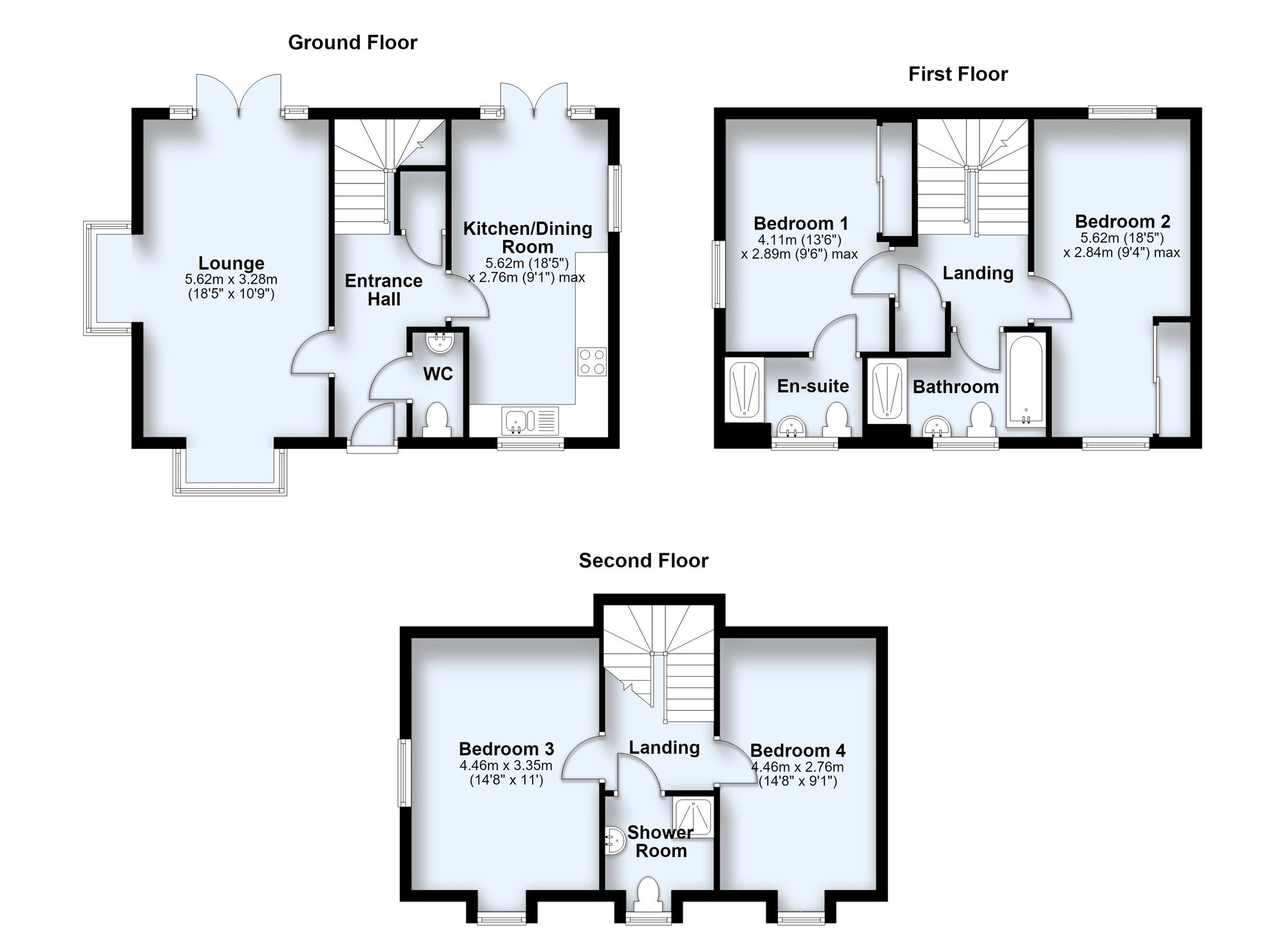 9 Hebridean Court, Milton Keynes floorplan