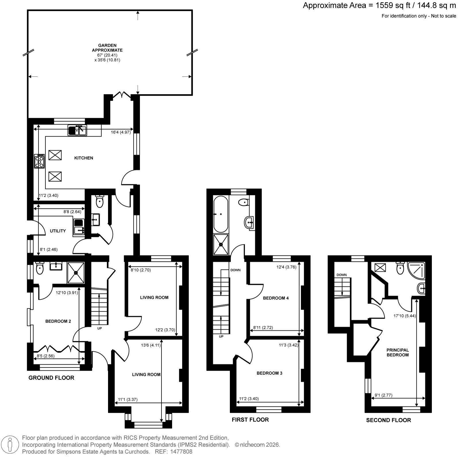6, Leacroft Close, Staines-Upon-Thames floorplan