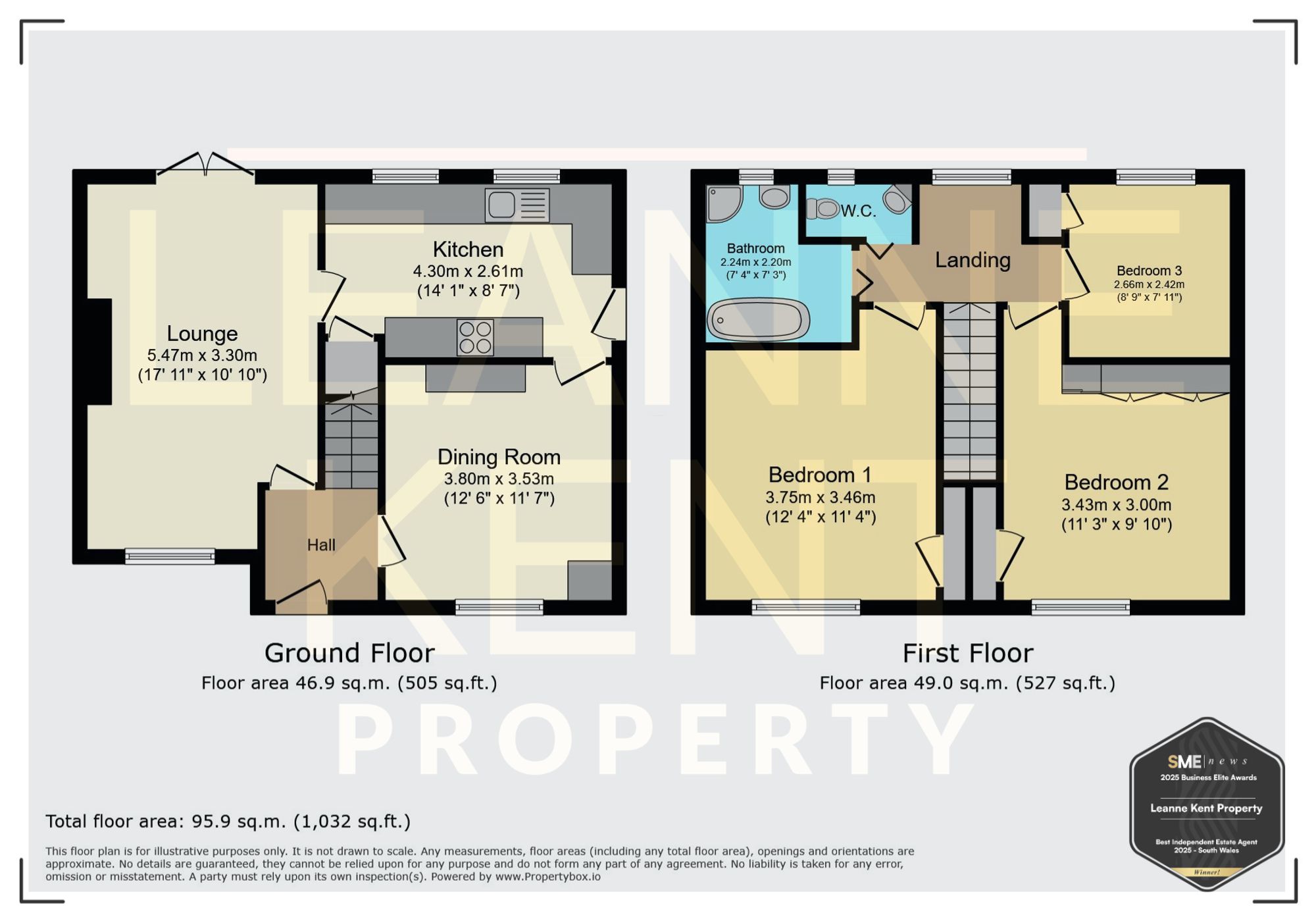 21 Llanarth Street, Caerphilly floorplan