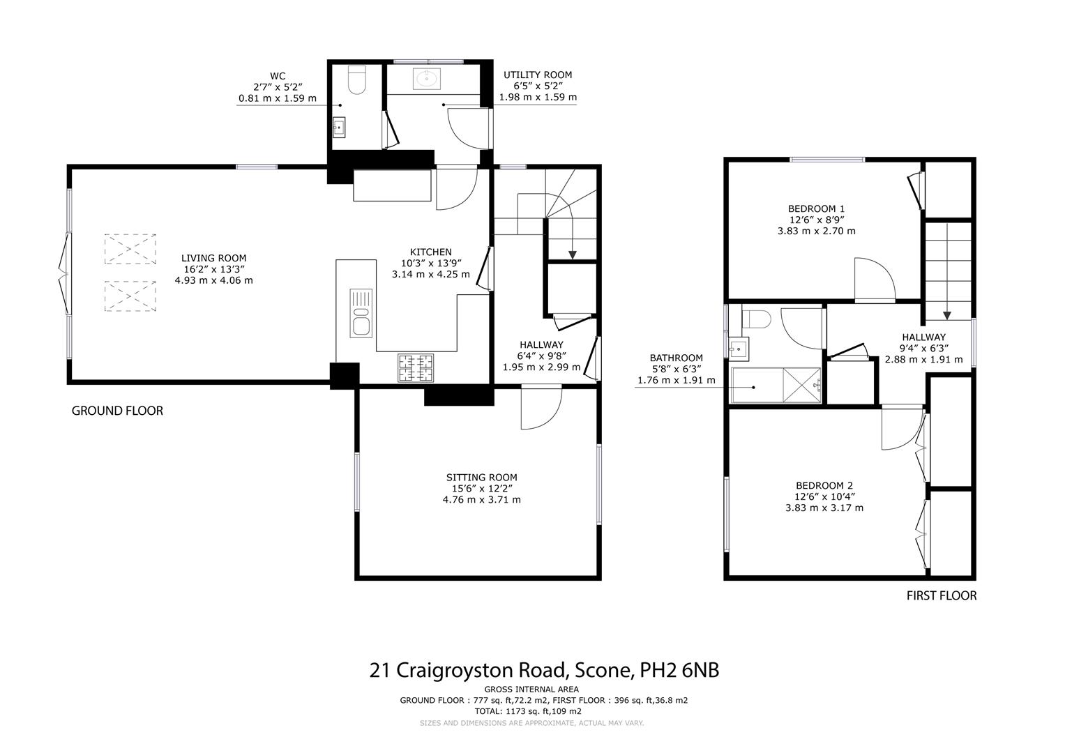 21, Craigroyston Road, Scone floorplan