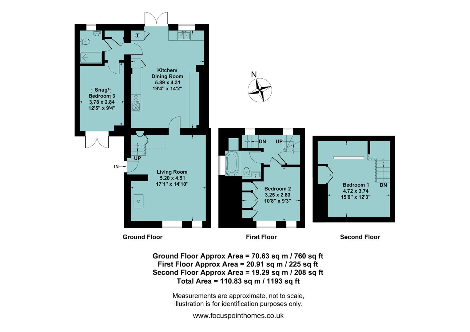 Old Stone Cottage,, Creampot Lane, Cropredy floorplan