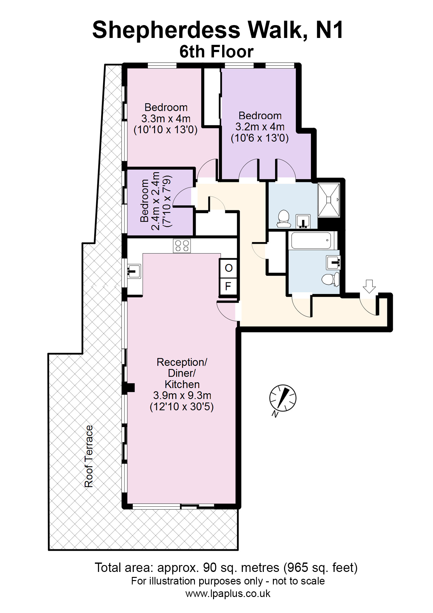 3 Bedrooms Flat to rent in Angel Wharf, Shepherdess Walk, Angel N1