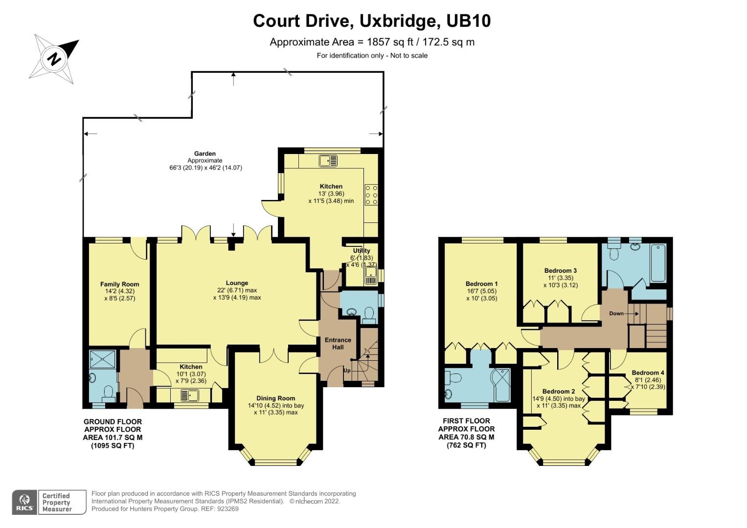 Court Drive, Hillingdon, Middlesex UB10, 4 bedroom detached house for
