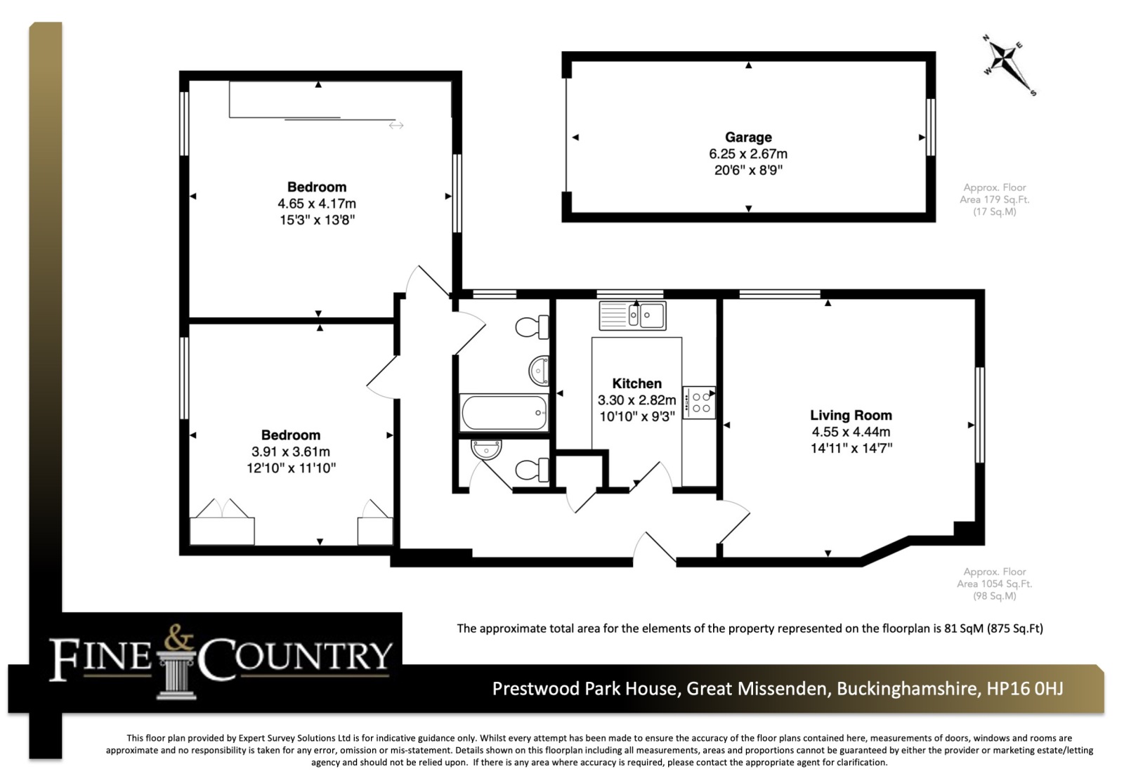 Flat 4, Prestwood Park House, 138, Wycombe Road, Great Missenden floorplan