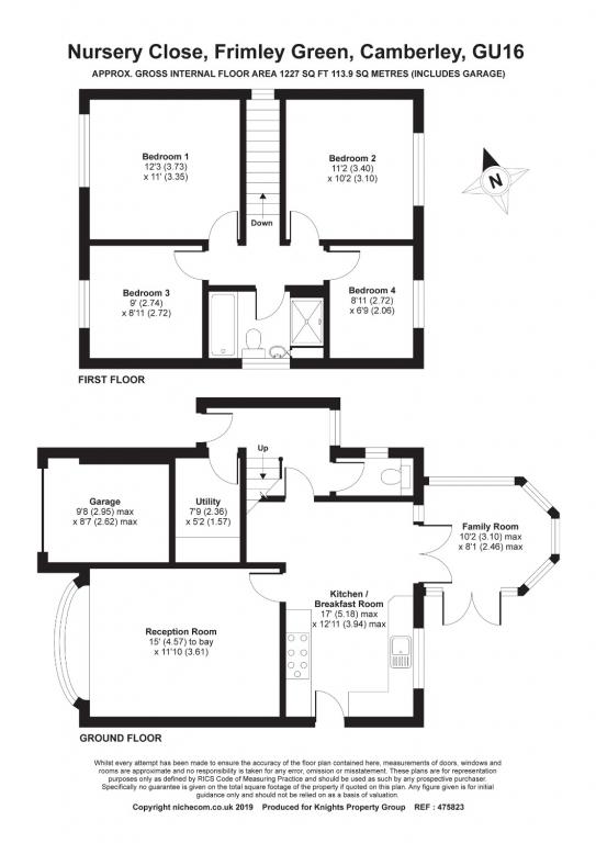 4 Bedrooms Detached house for sale in Frimley Green, Camberley GU16