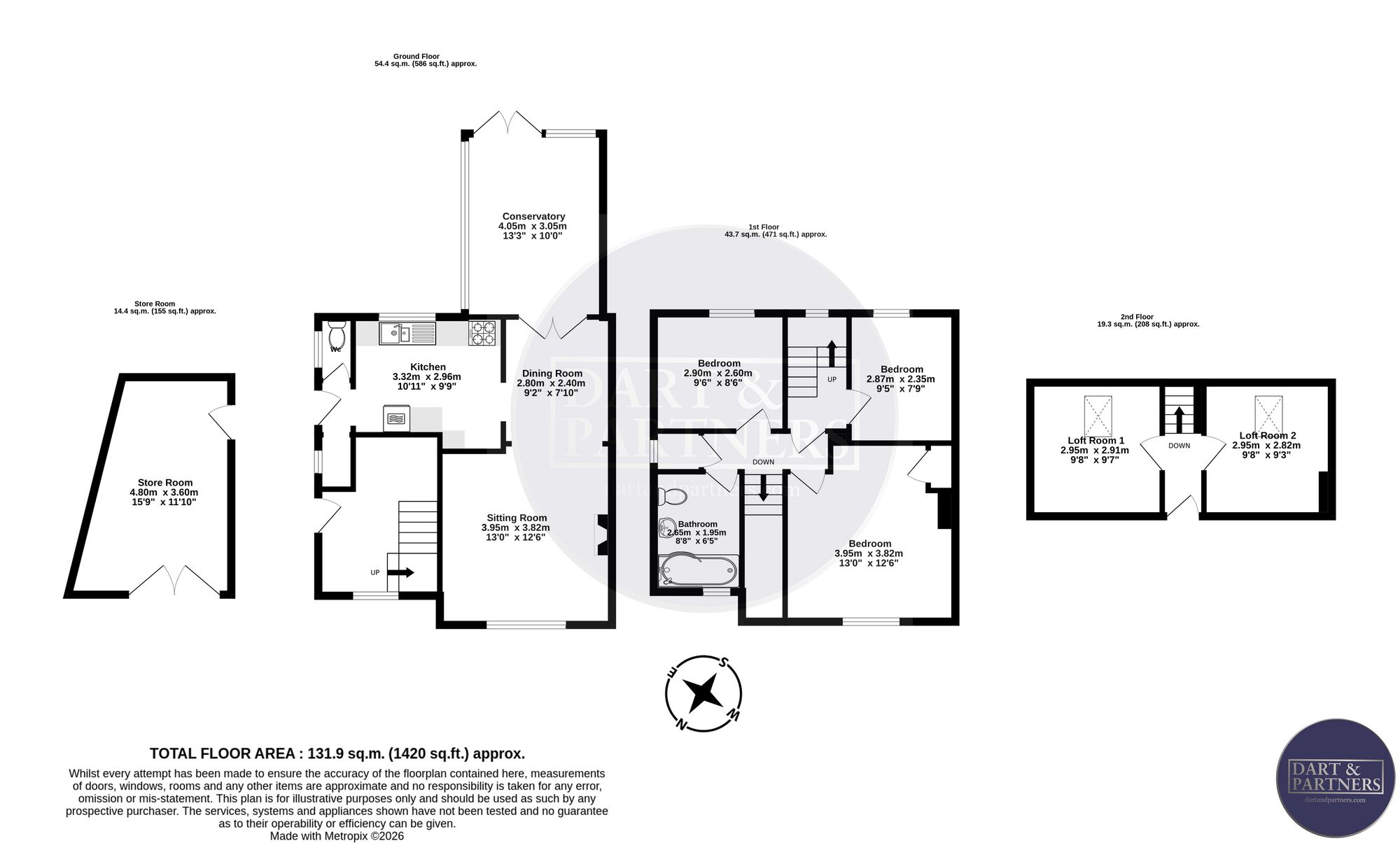 1 Newlands, Dawlish floorplan
