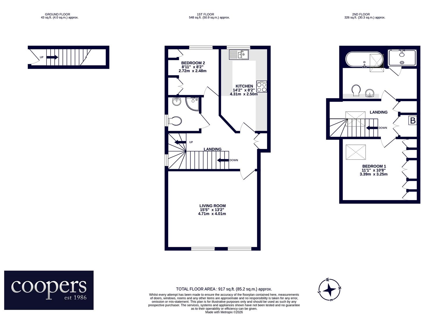 3 Edgeley House, 10, Pield Heath Road, Hillingdon floorplan