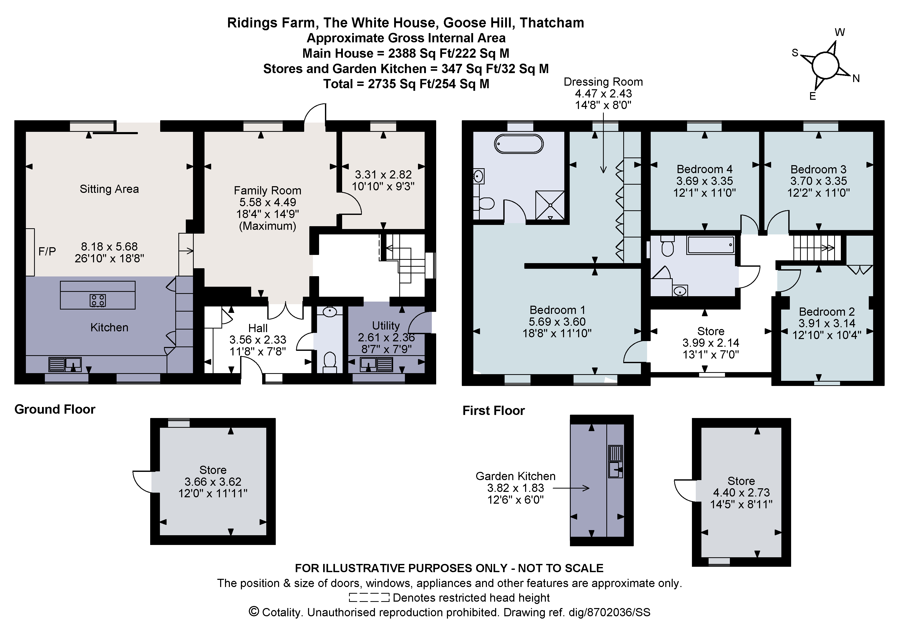 The White House,, Ridings Farm, Thatcham floorplan