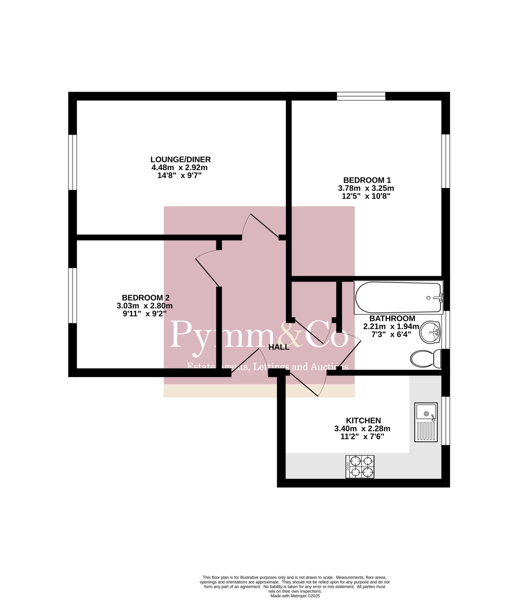 1 Stuart Gardens, St Faiths Lane, Norwich floorplan