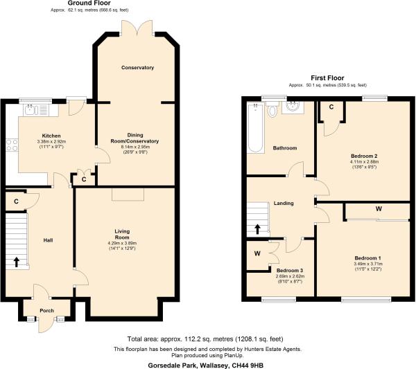 3 Bedrooms End terrace house for sale in Gorsedale Park, Wallasey, Wirral, Merseyside CH44