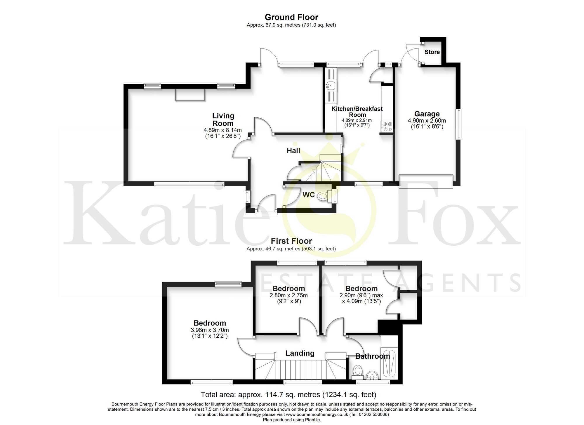 12 Hurst Hill, Poole floorplan