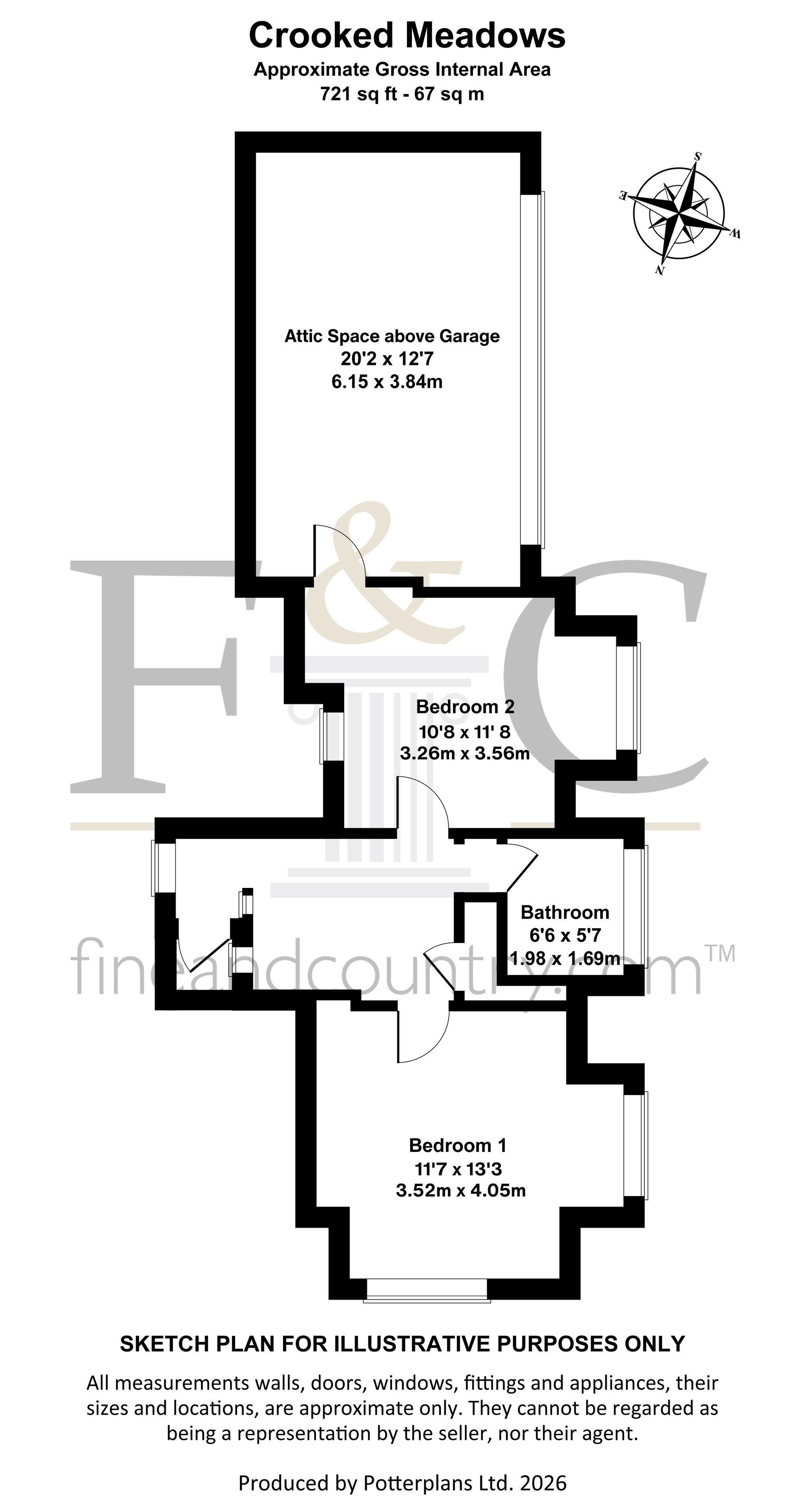 1 Crooked Meadow, Narberth floorplan