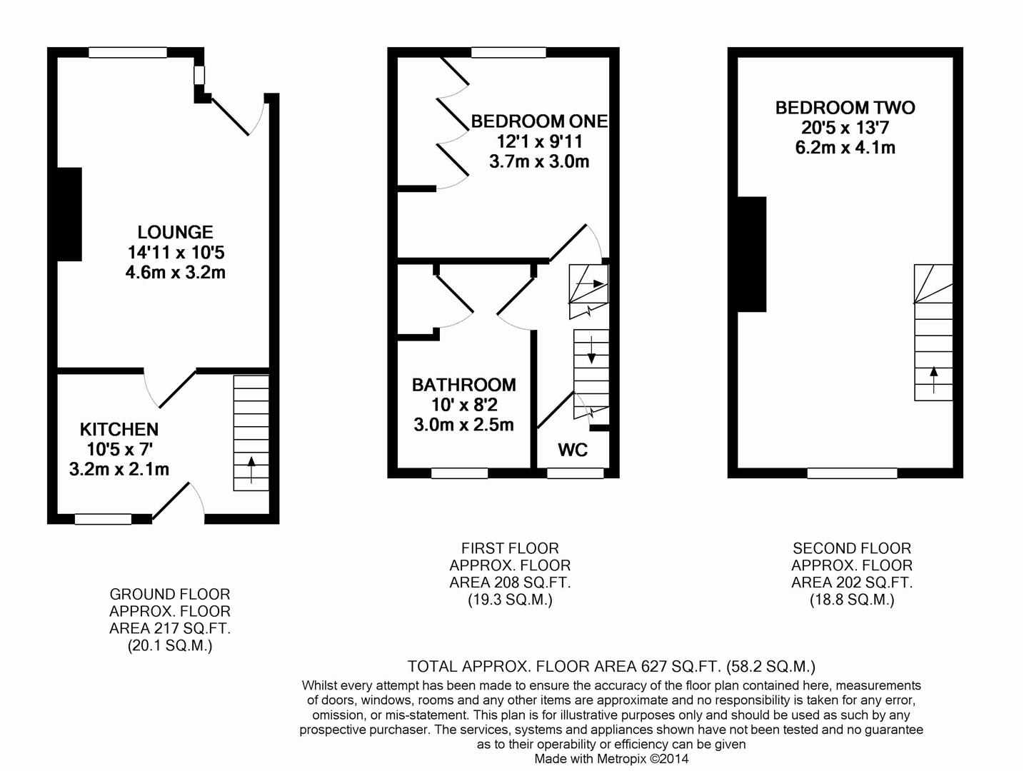2 Bedrooms  to rent in Rose Avenue, Horsforth, Leeds LS18