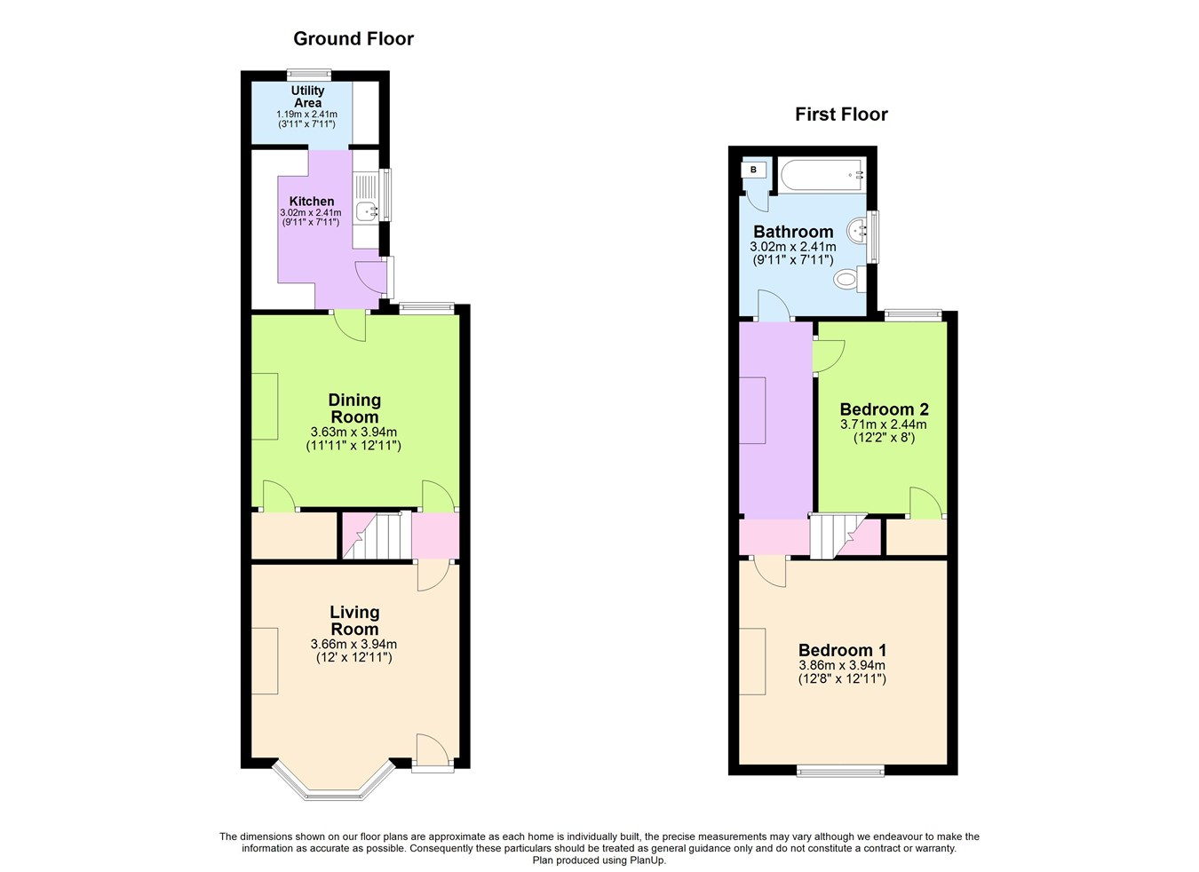 St Margarets Road, Fletton, Peterborough PE2, 2 bedroom terraced house