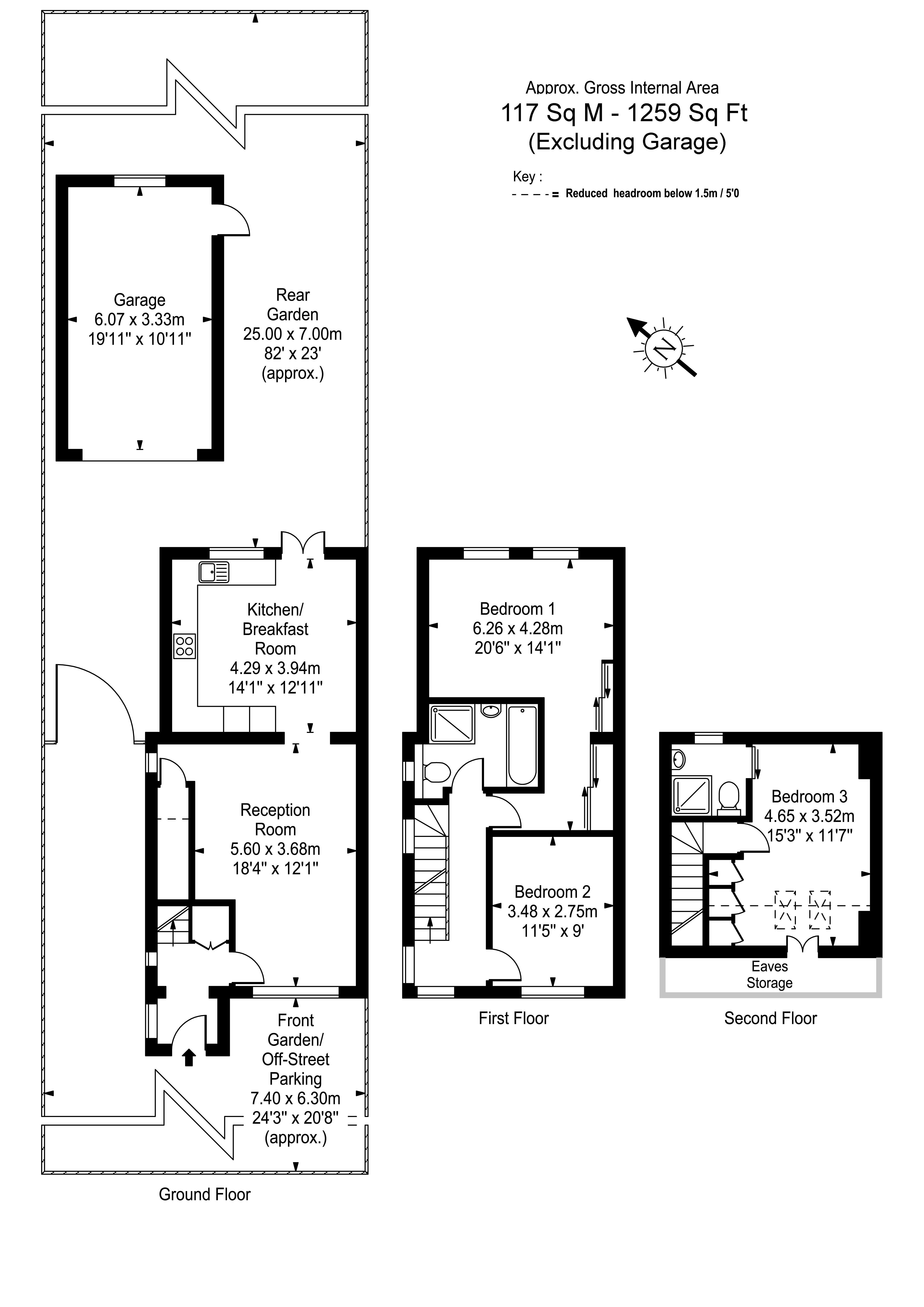 3 Bedrooms Semi-detached house for sale in First Avenue, West Molesey KT8