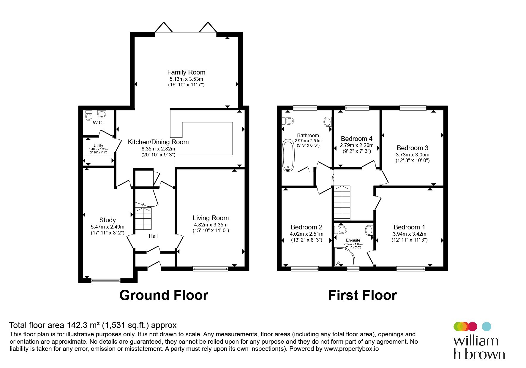 1, Pearcroft Road, Ipswich floorplan